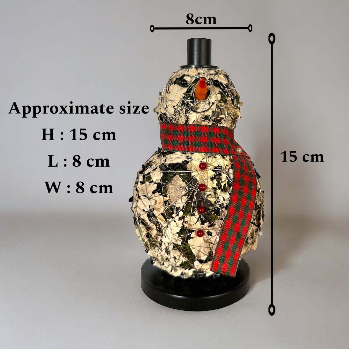 Unique Handmade Snowman S: Perfect for Christmas Decorations and Collectibles