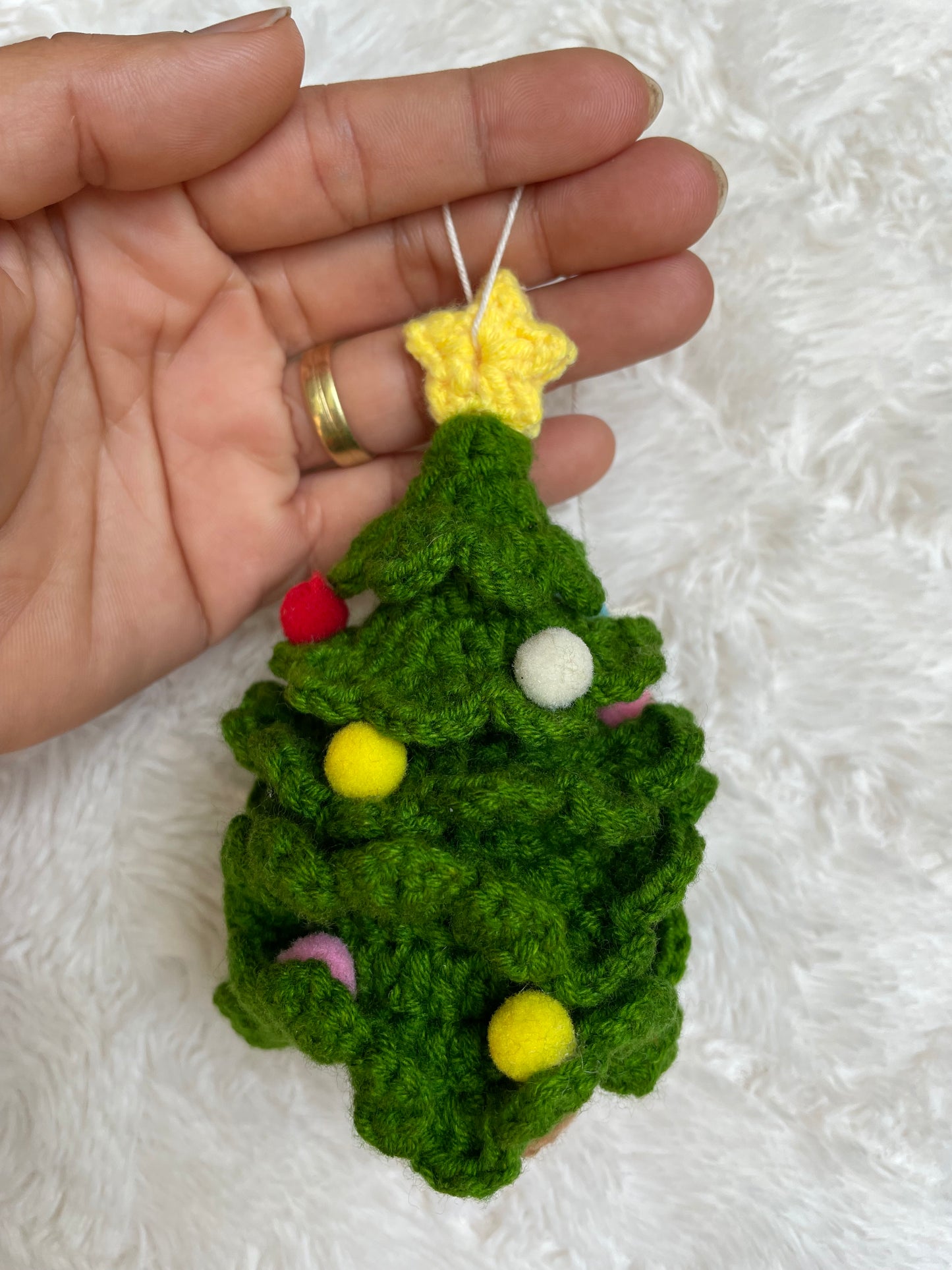 Handmade Crochet Christmas Tree Ornament