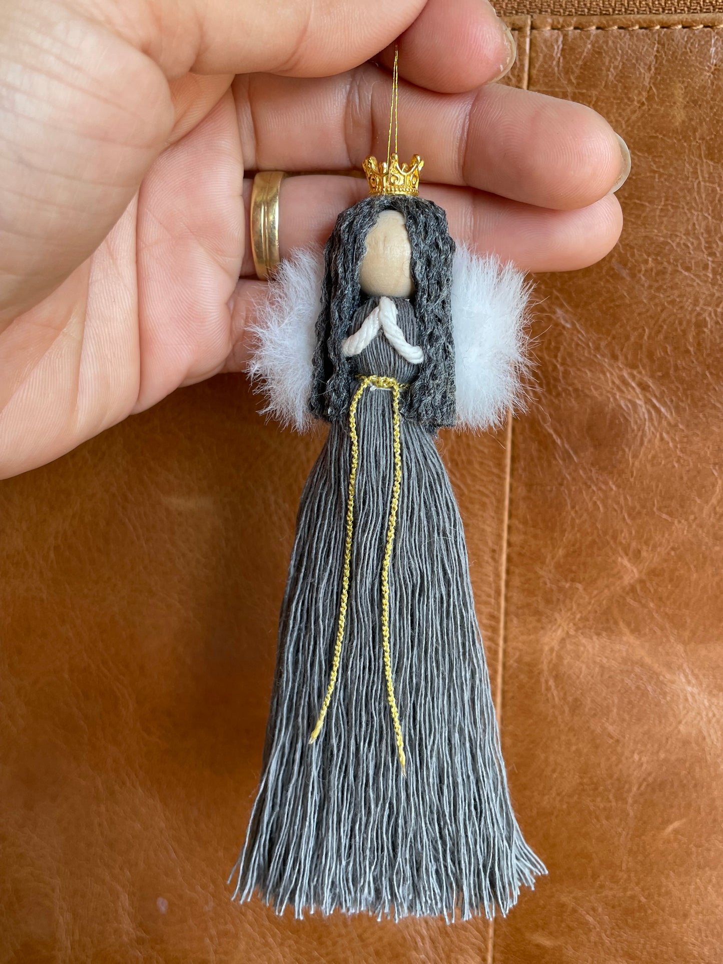 Elegant Handmade Mini Angel Ornament
