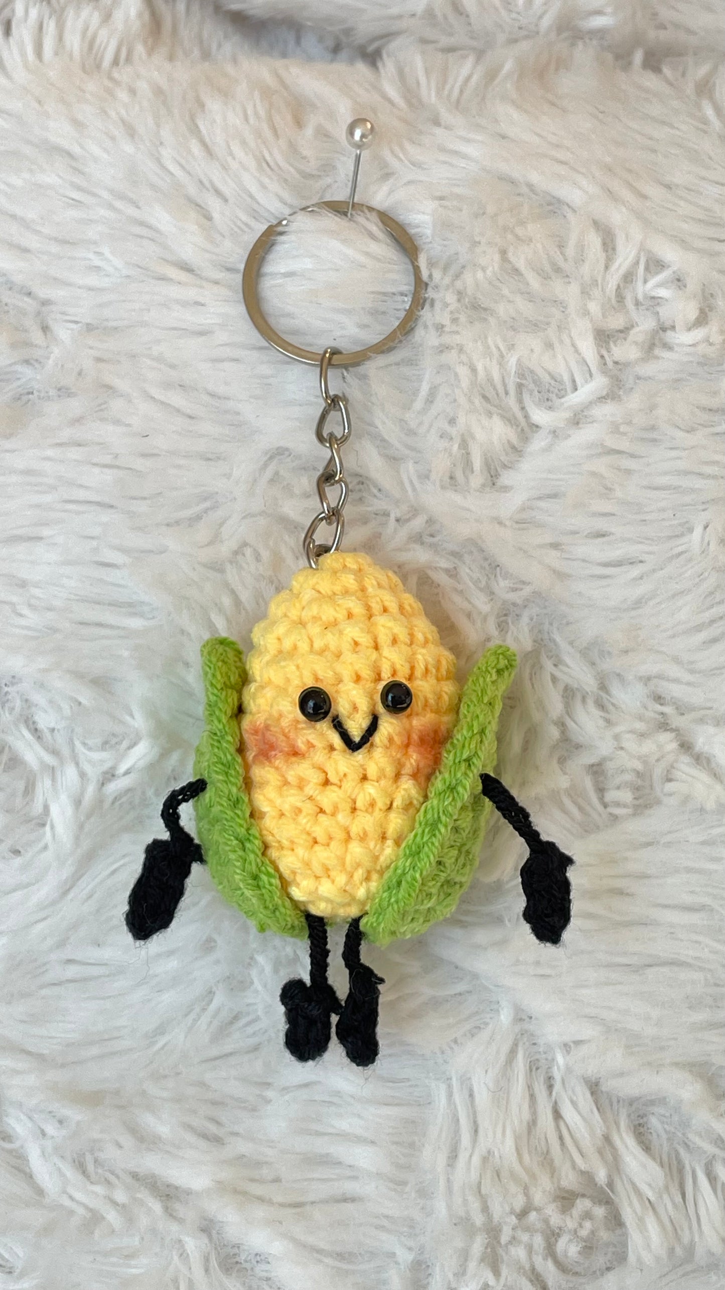 Handmade Corn Keychain! π½β¨