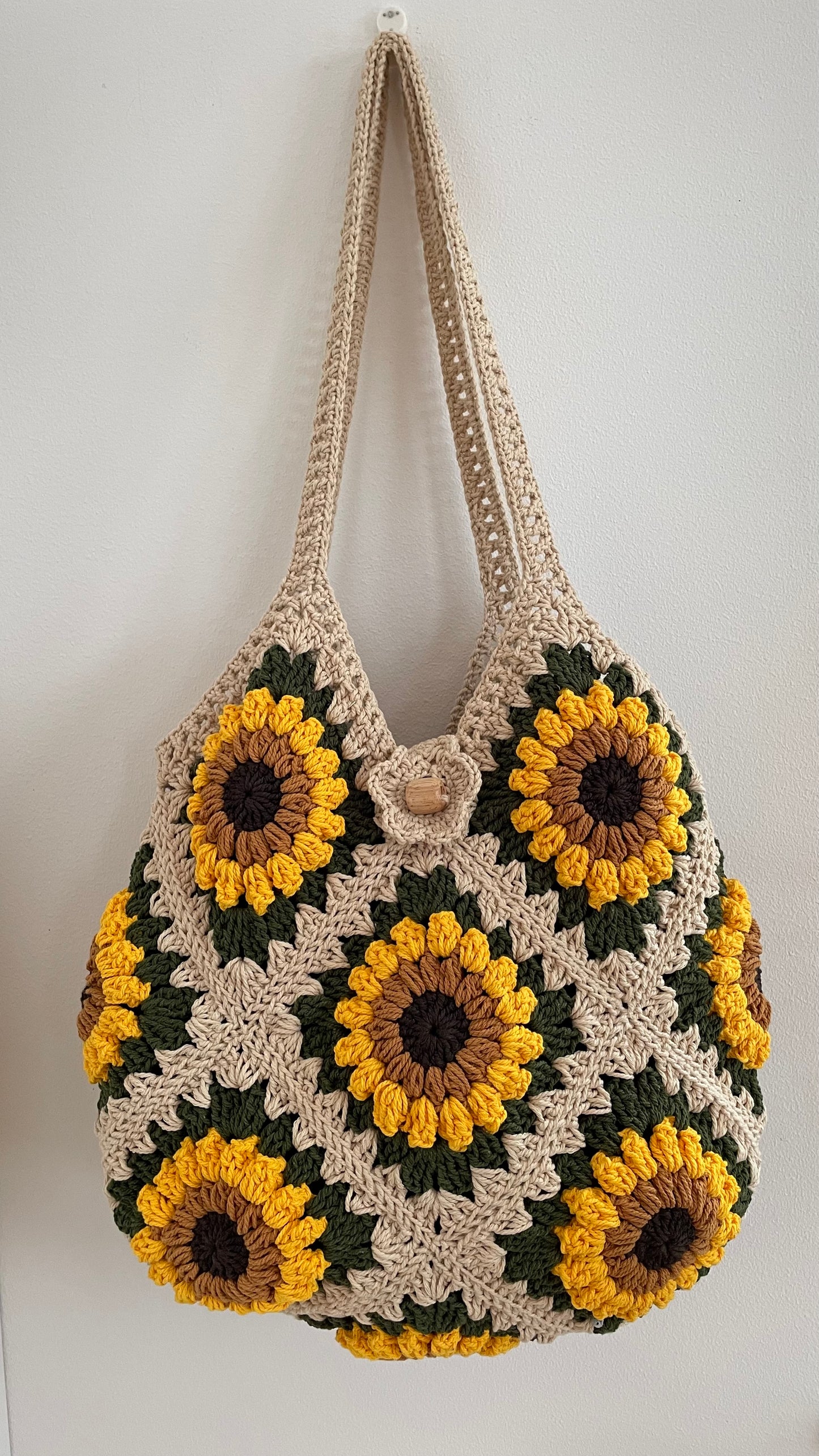 Sunflower Crochet Bag – Flowers by Ou