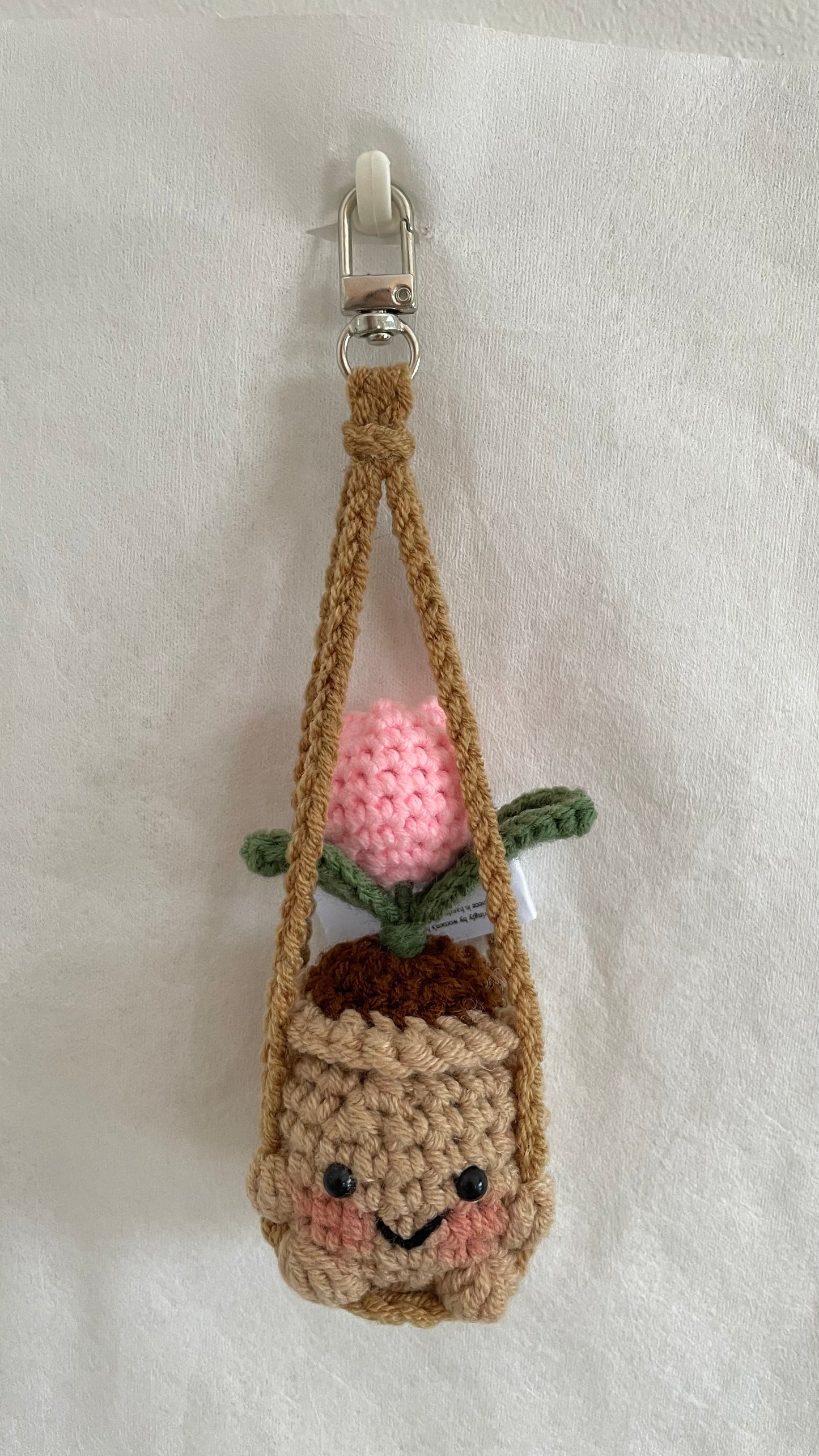 Crochet Flower Pot Keychain – Flowers by Ou