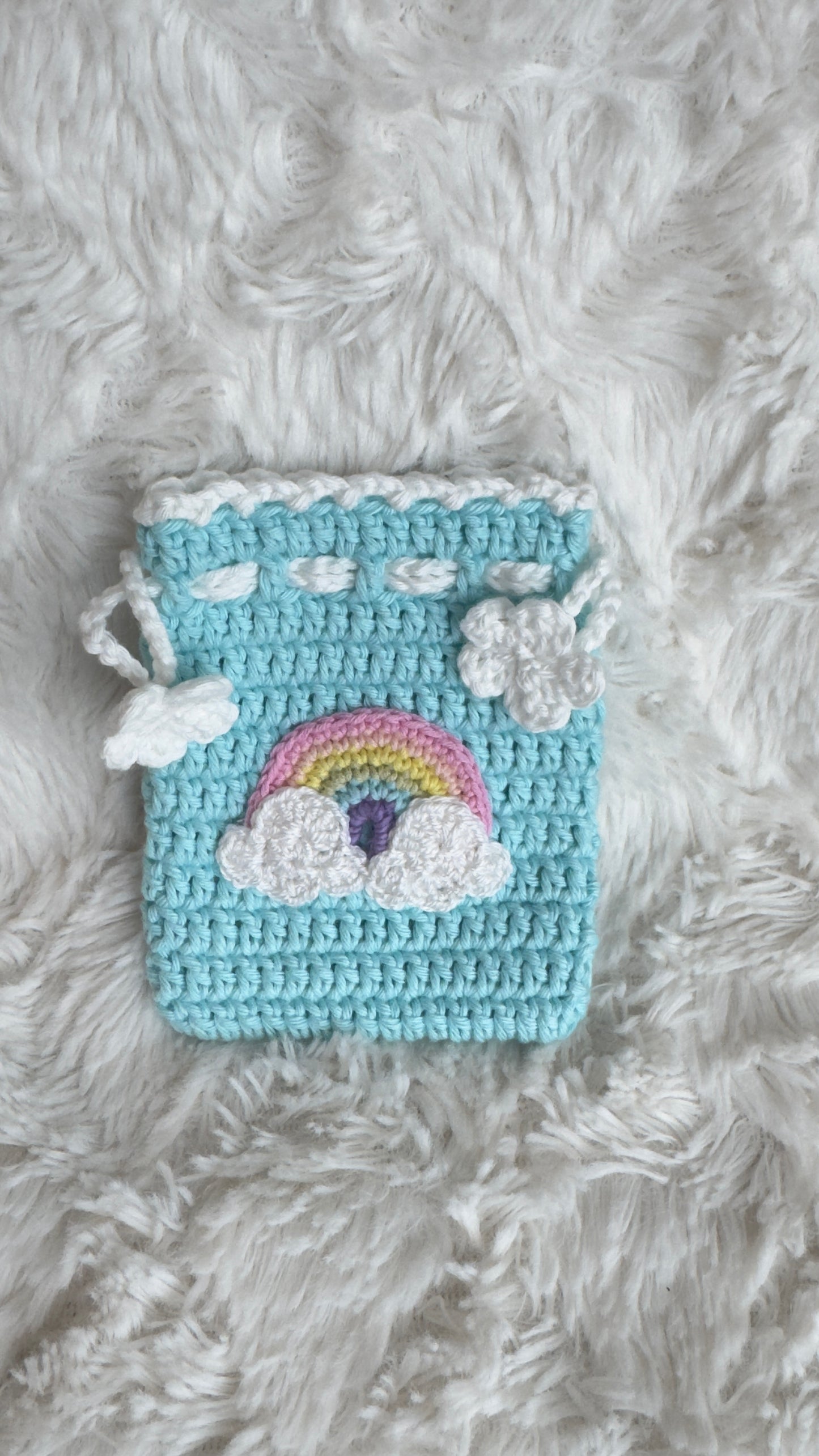 Handmade Crochet Mini Pouch – Cute Character | Flowers by Ou