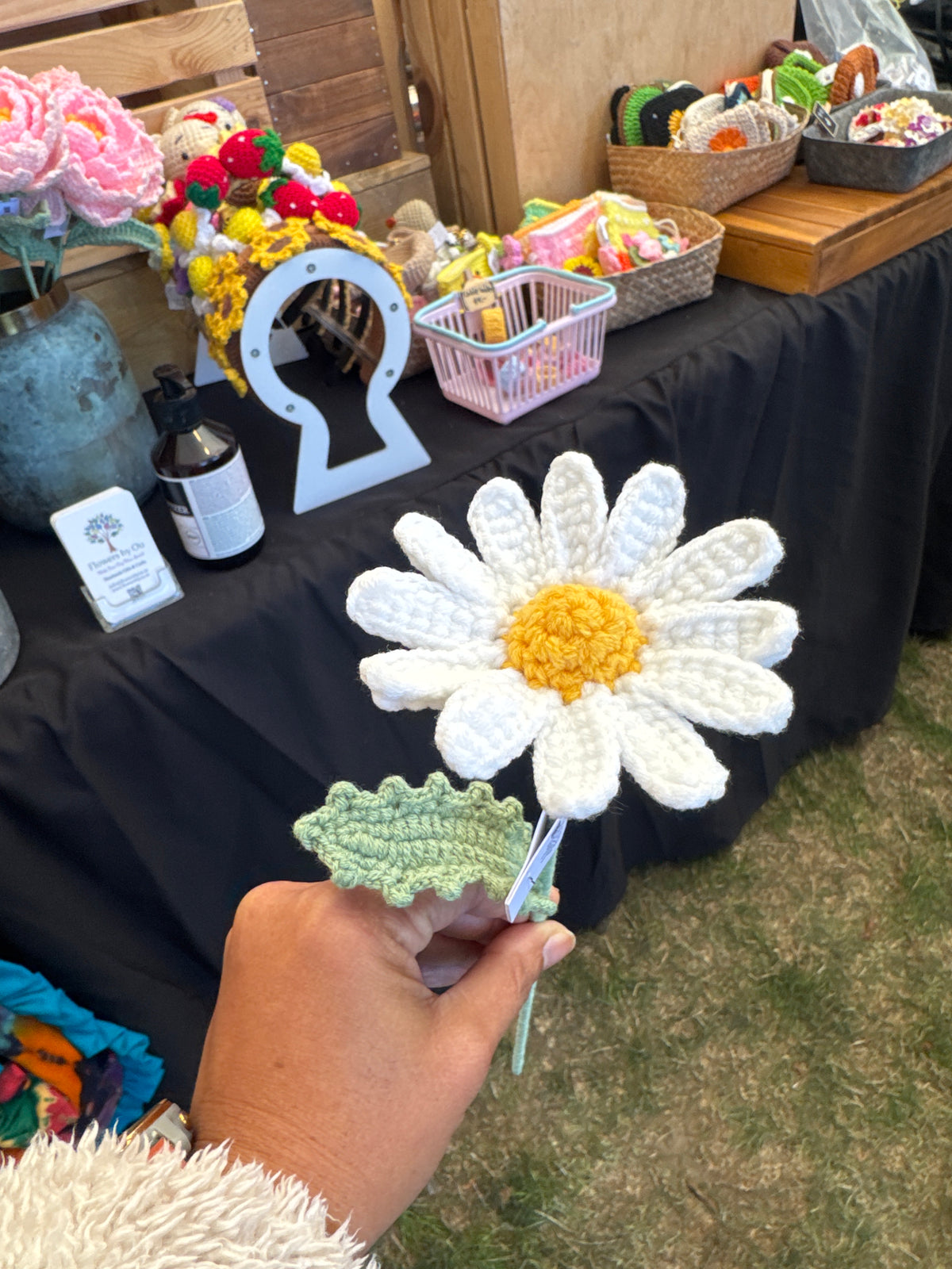 Handmade Crochet Daisy Flower 🌼