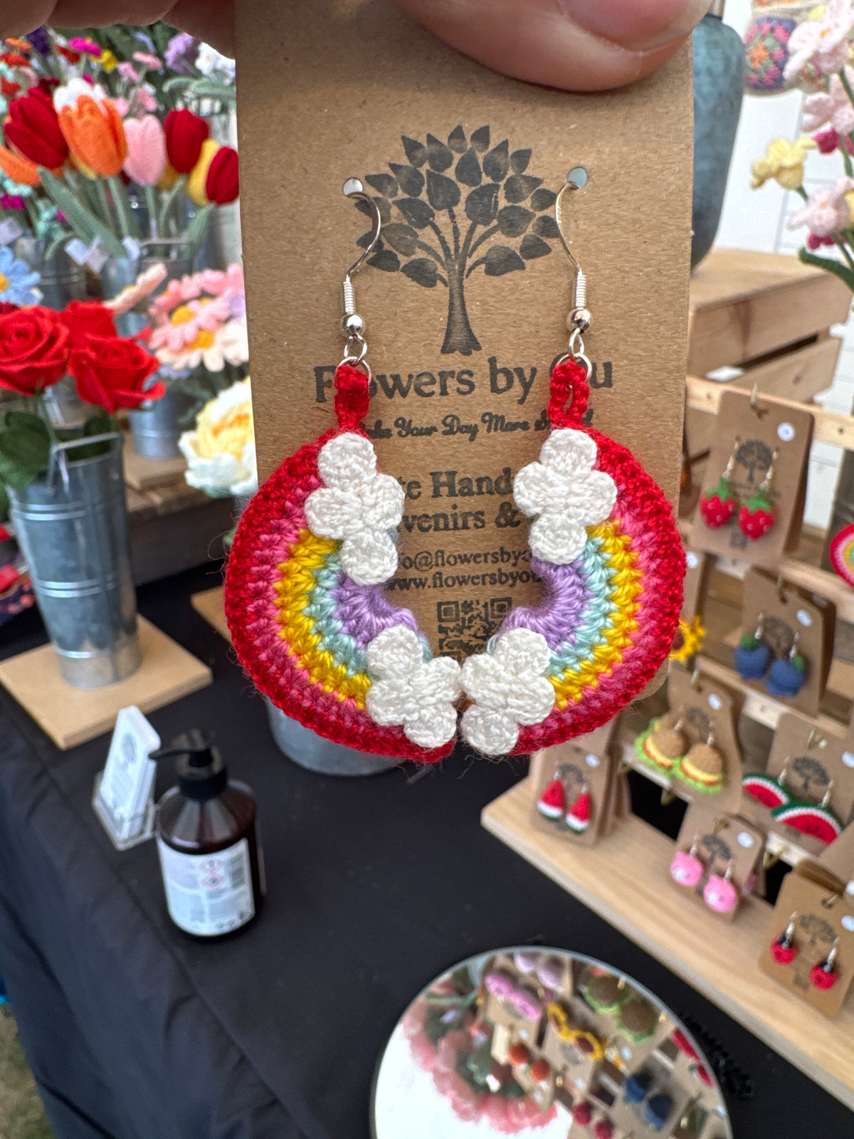 Cute Mini Crochet Earrings 🧶💕