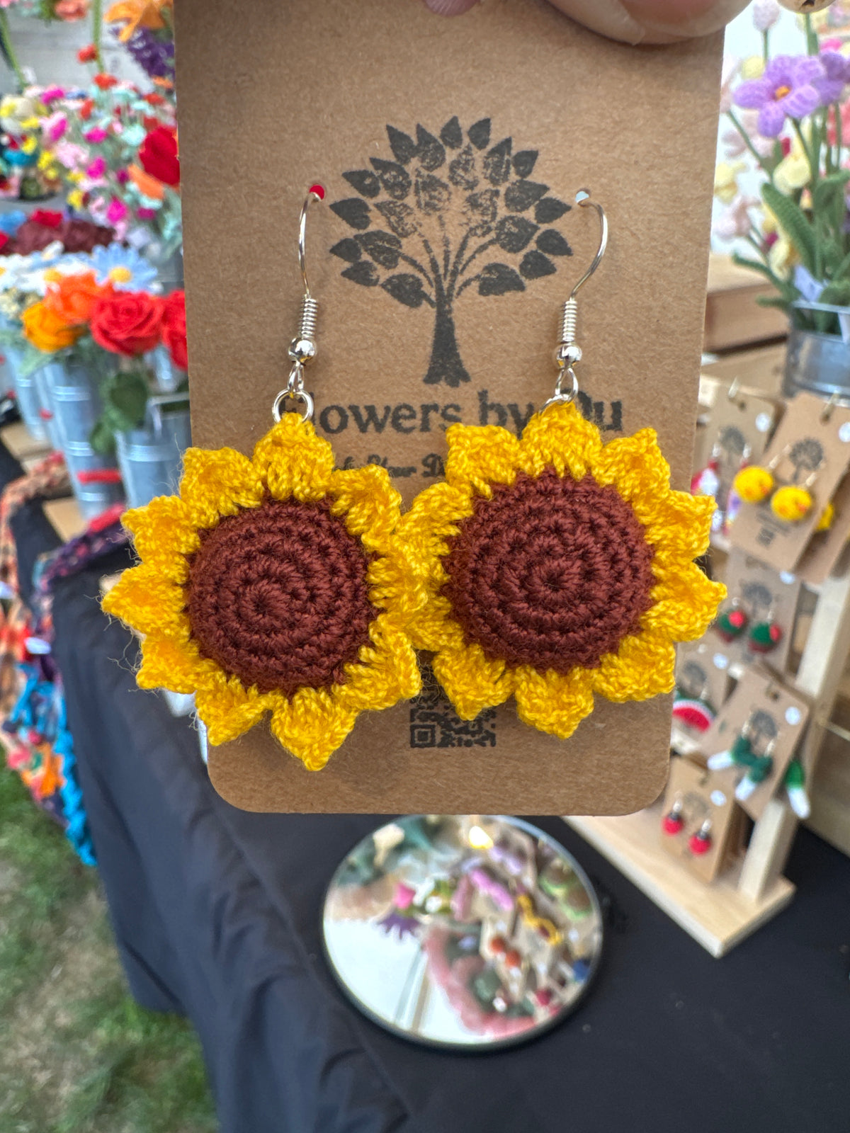 Cute Mini Crochet Earrings 🧶💕