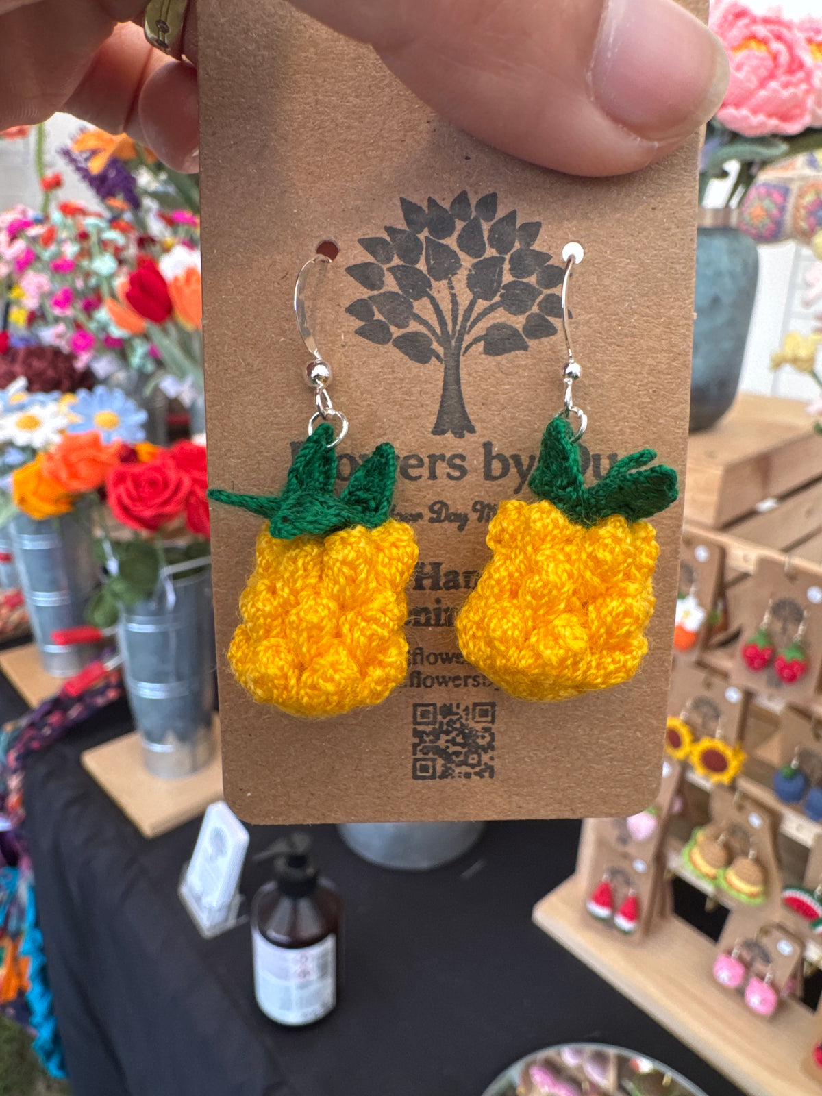 Cute Mini Crochet Earrings 🧶💕