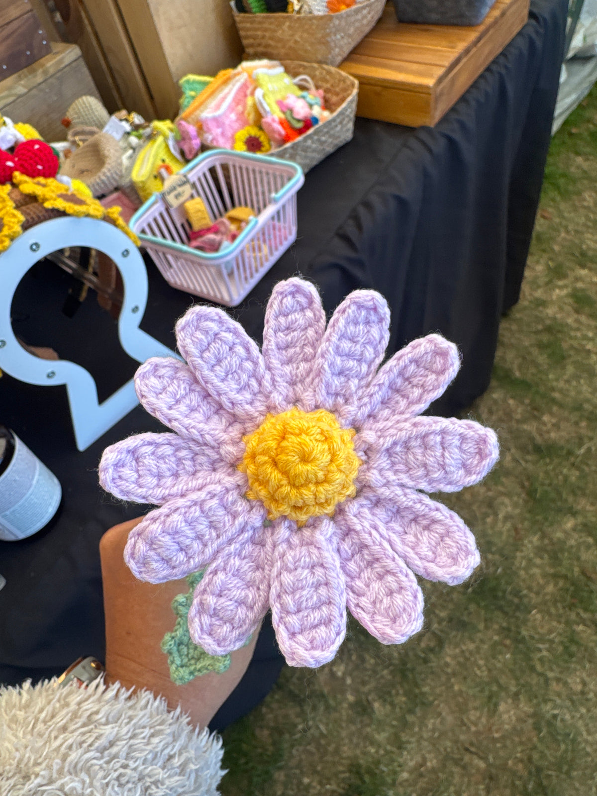 Handmade Crochet Daisy Flower 🌼