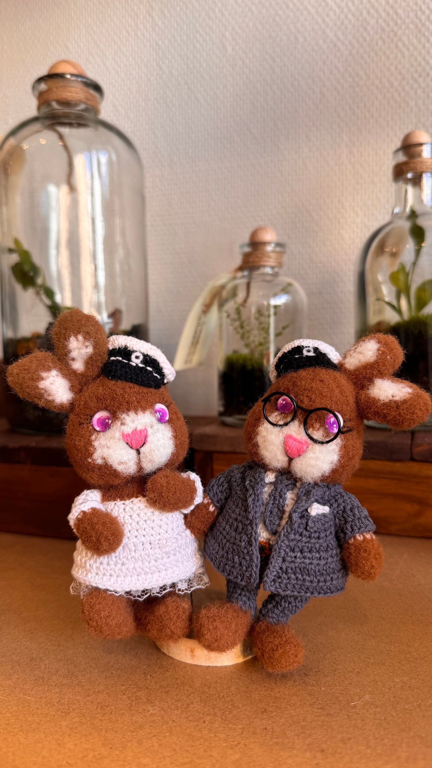 Graduated Rabbit Dolls 🎓