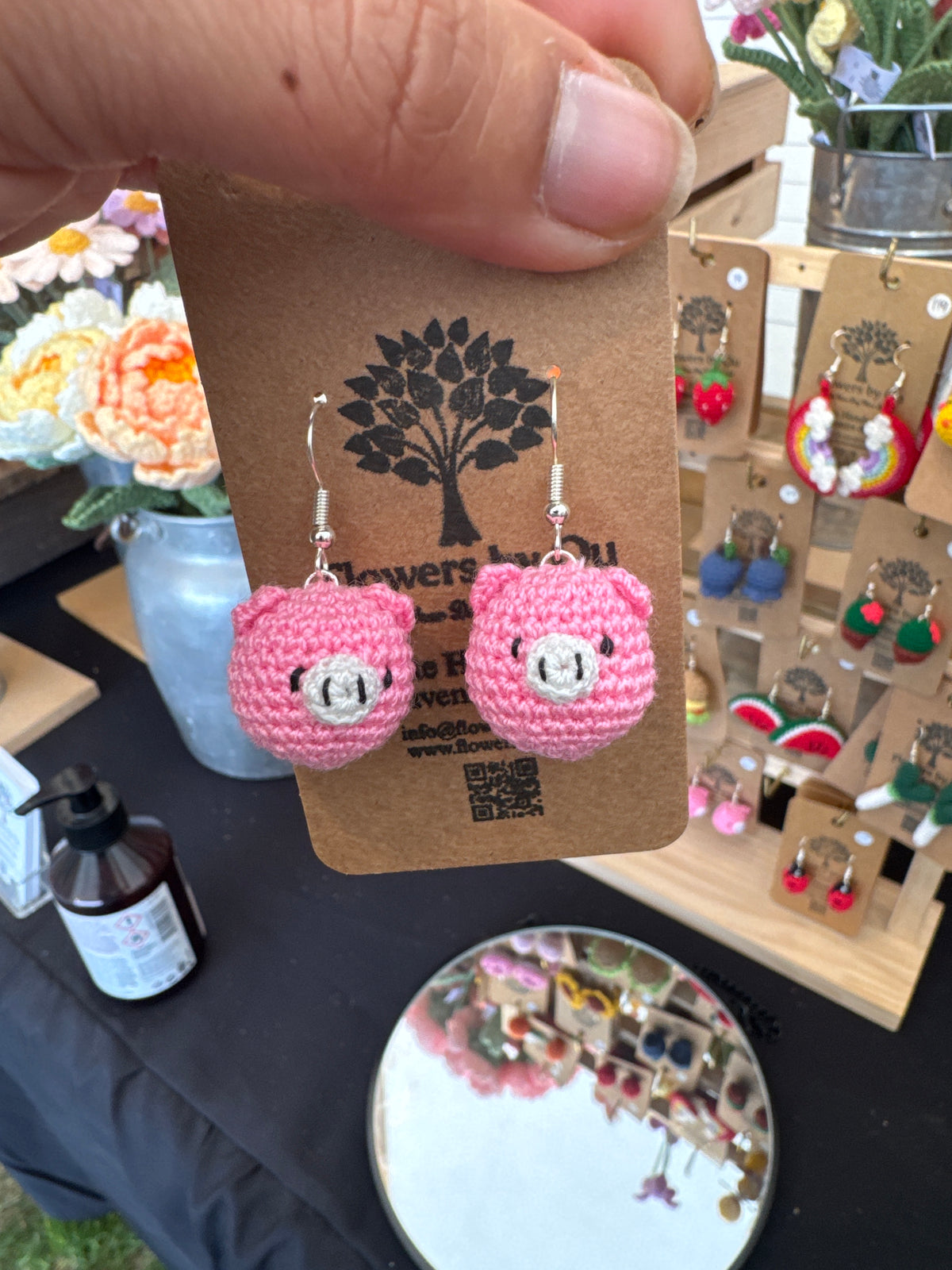 Cute Mini Crochet Earrings 🧶💕
