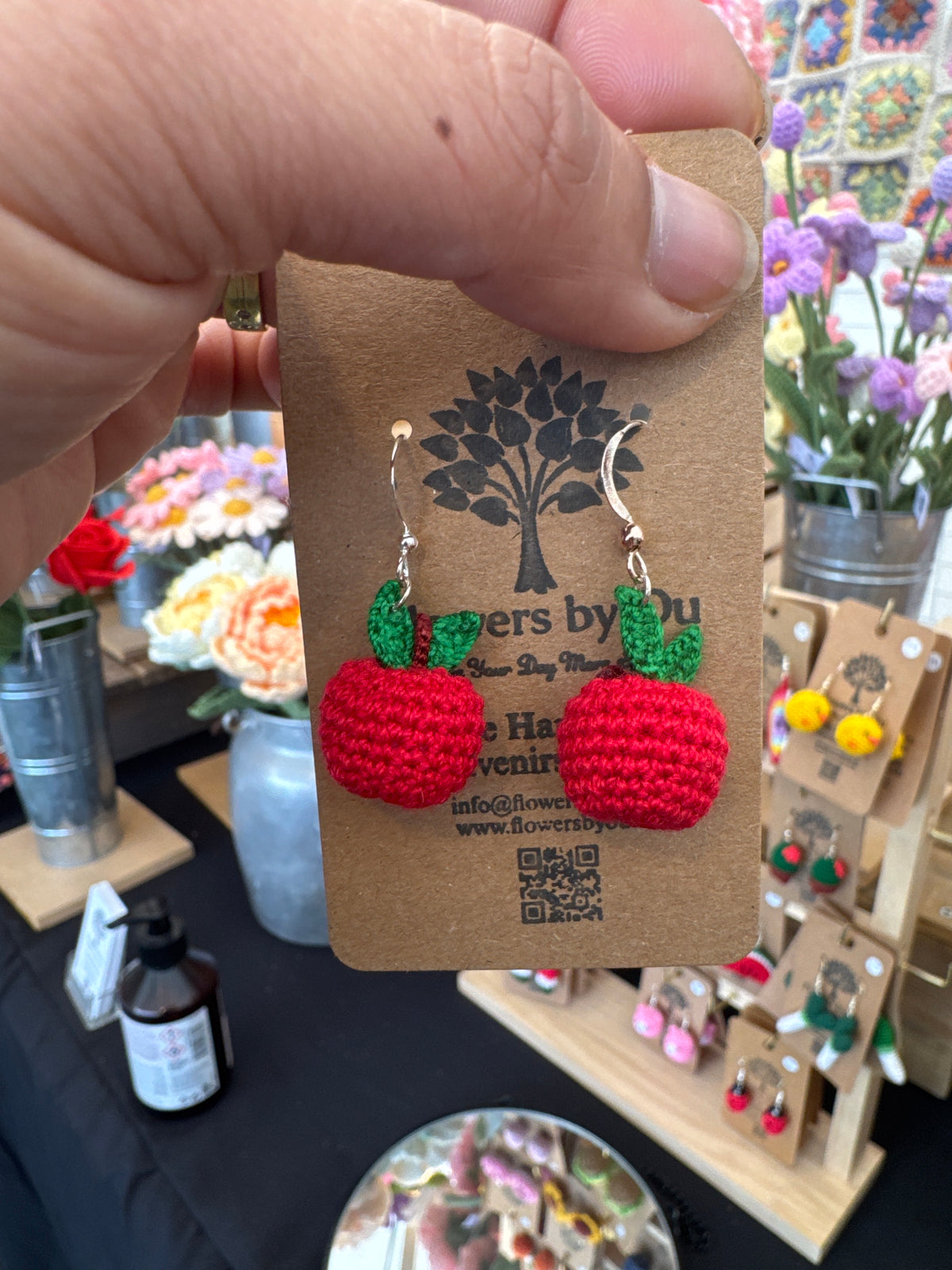 Cute Mini Crochet Earrings 🧶💕