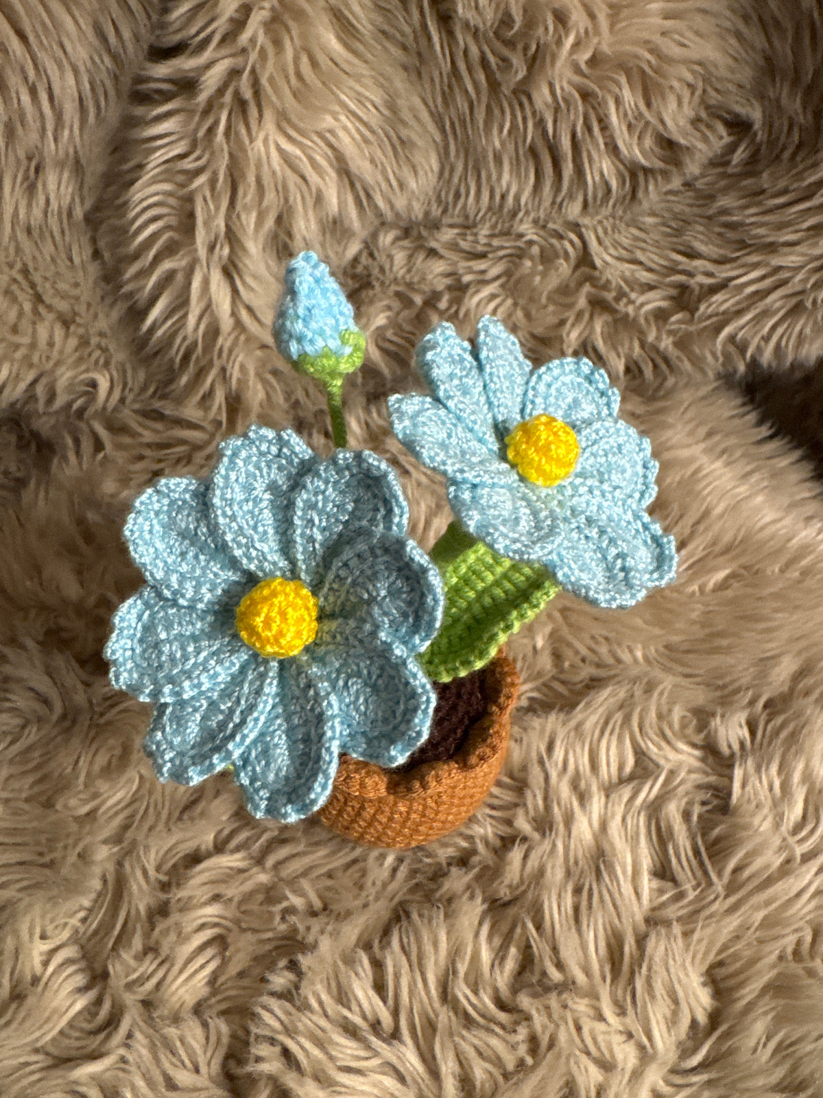 Handmade Crochet Flower Pot Decoration