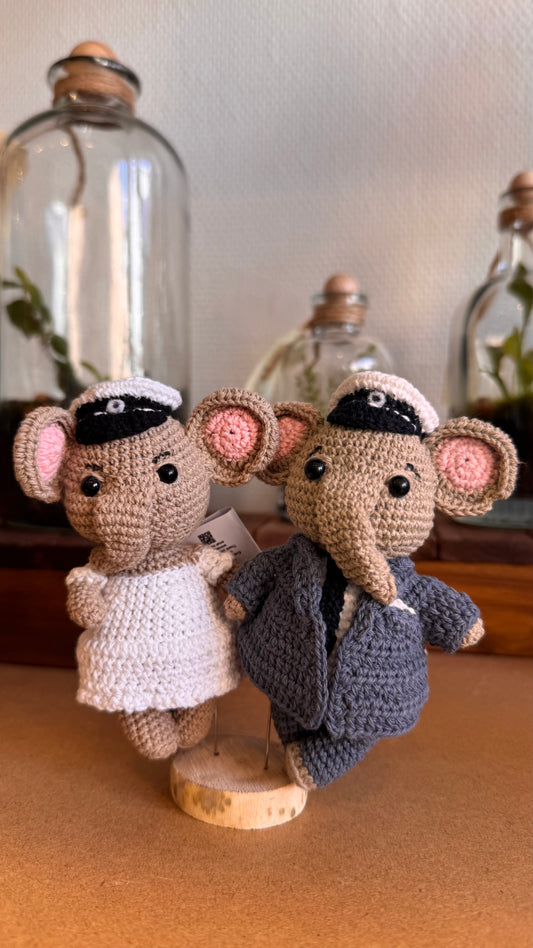 Graduated Elephant Dolls 🎓