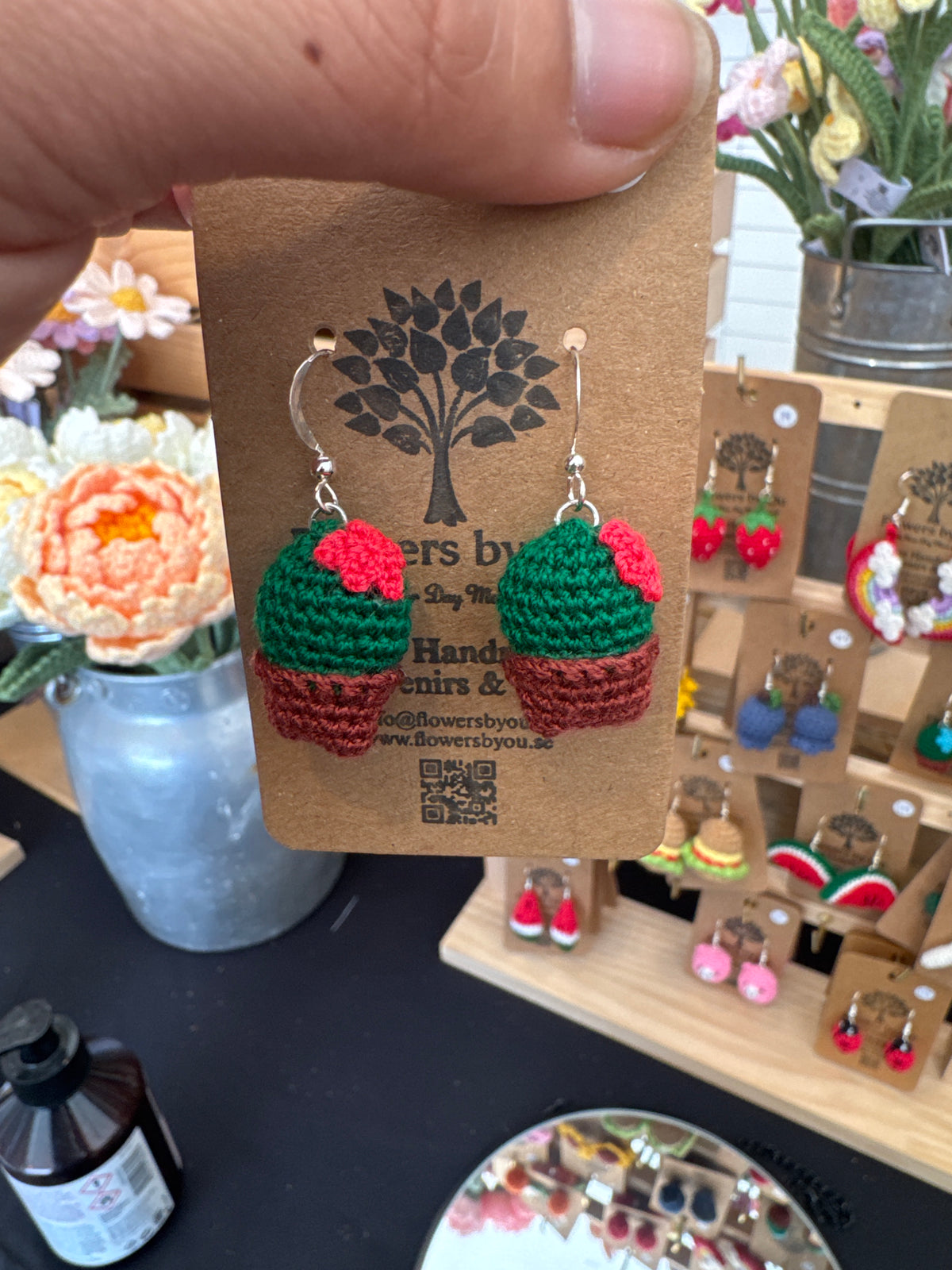 Cute Mini Crochet Earrings 🧶💕