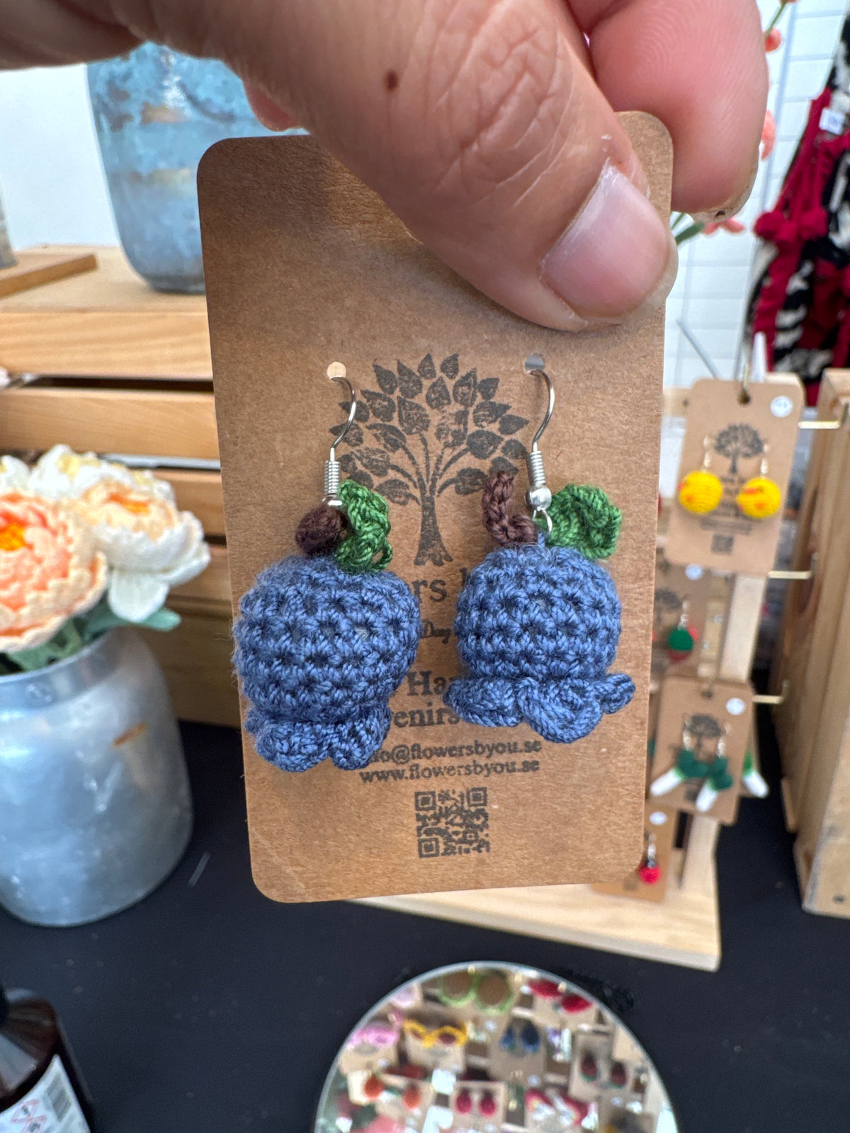 Cute Mini Crochet Earrings 🧶💕