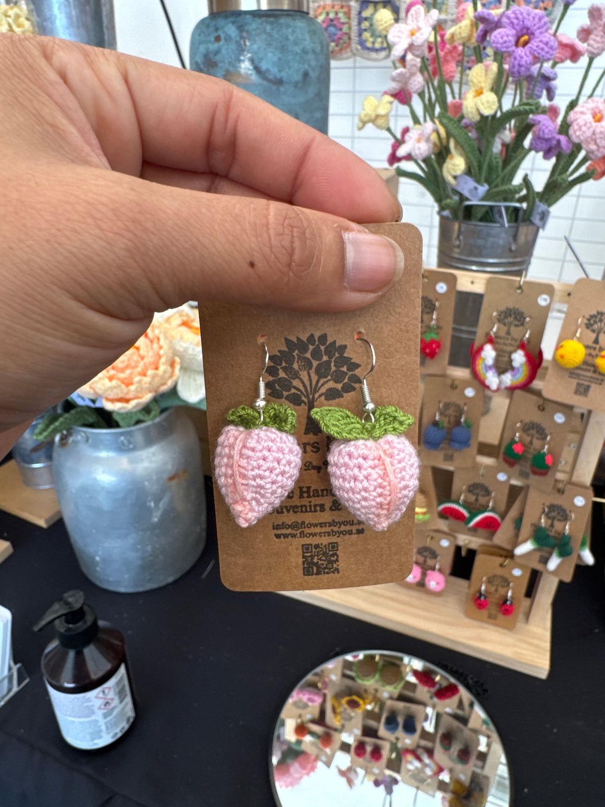 Cute Mini Crochet Earrings 🧶💕