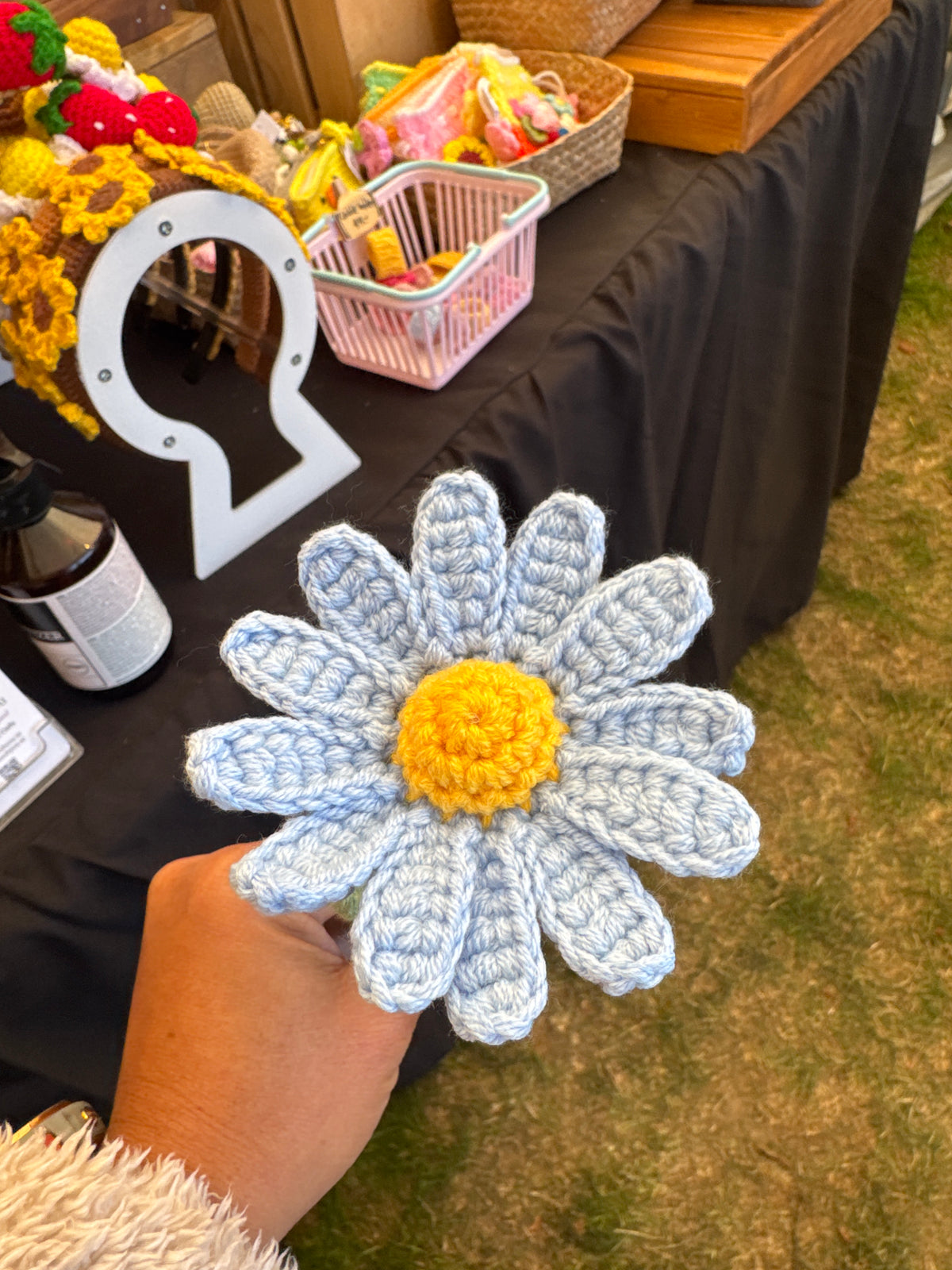Handmade Crochet Daisy Flower 🌼
