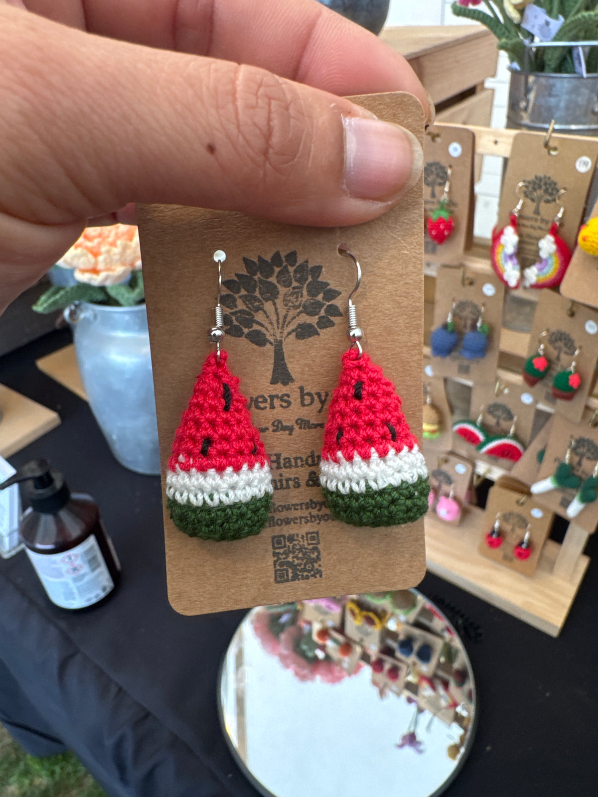 Cute Mini Crochet Earrings 🧶💕