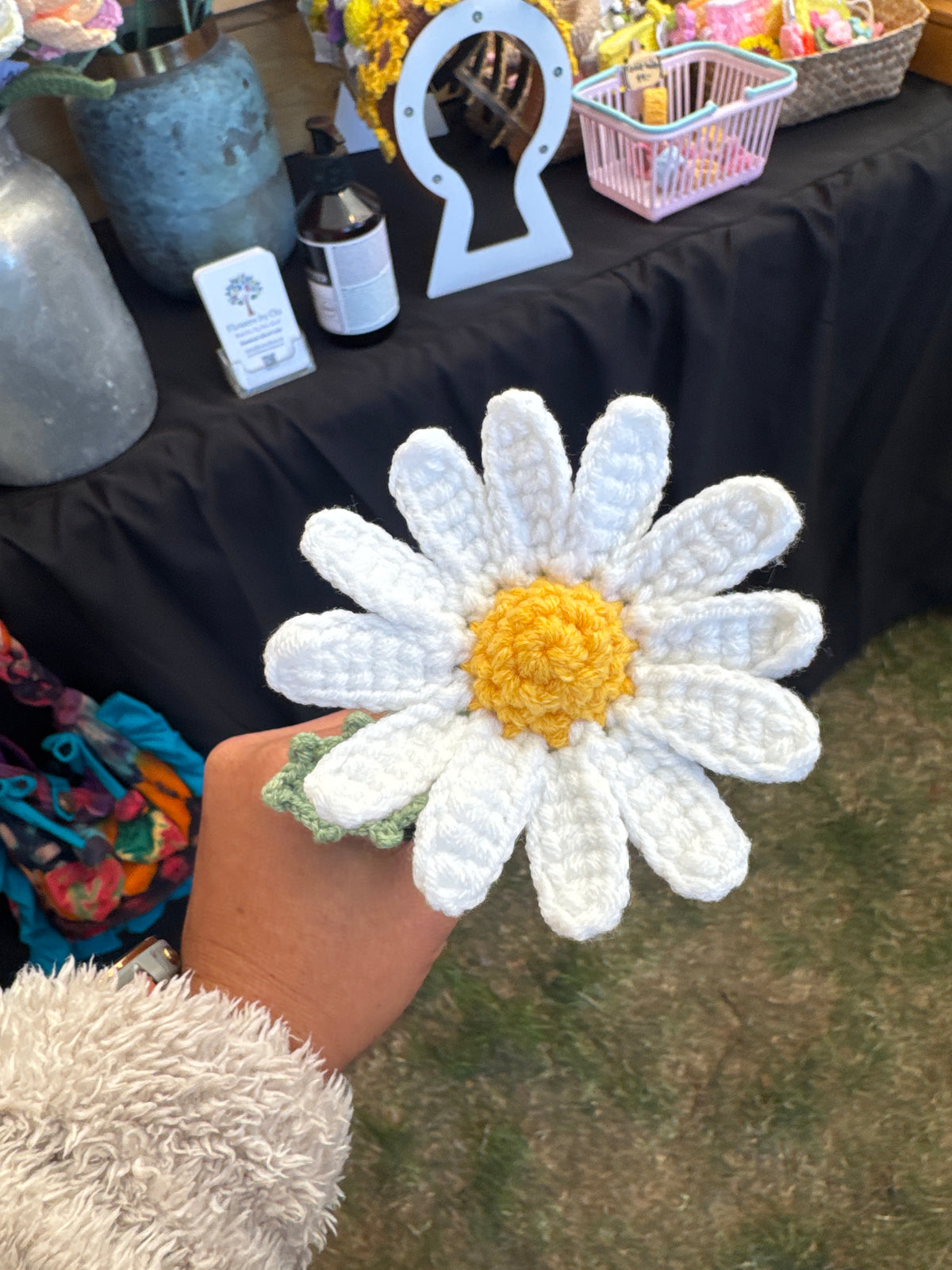 Handmade Crochet Daisy Flower 🌼