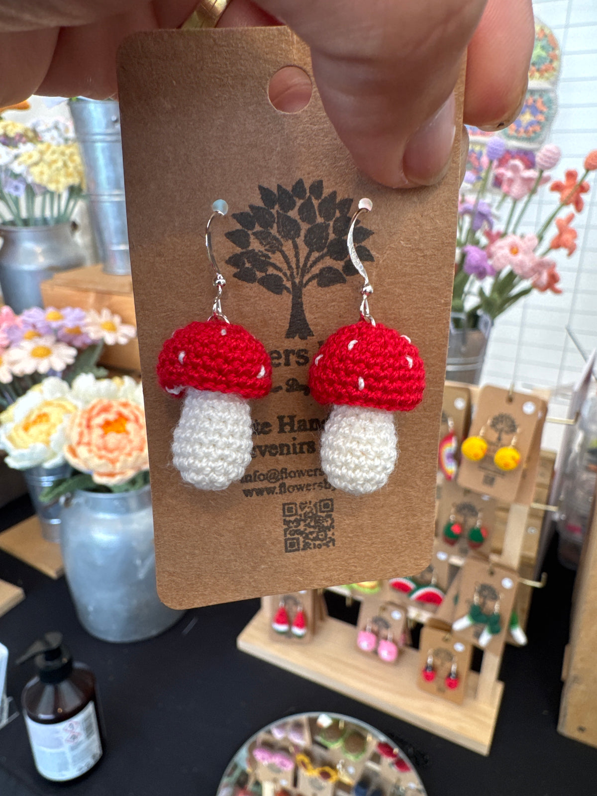 Cute Mini Crochet Earrings 🧶💕