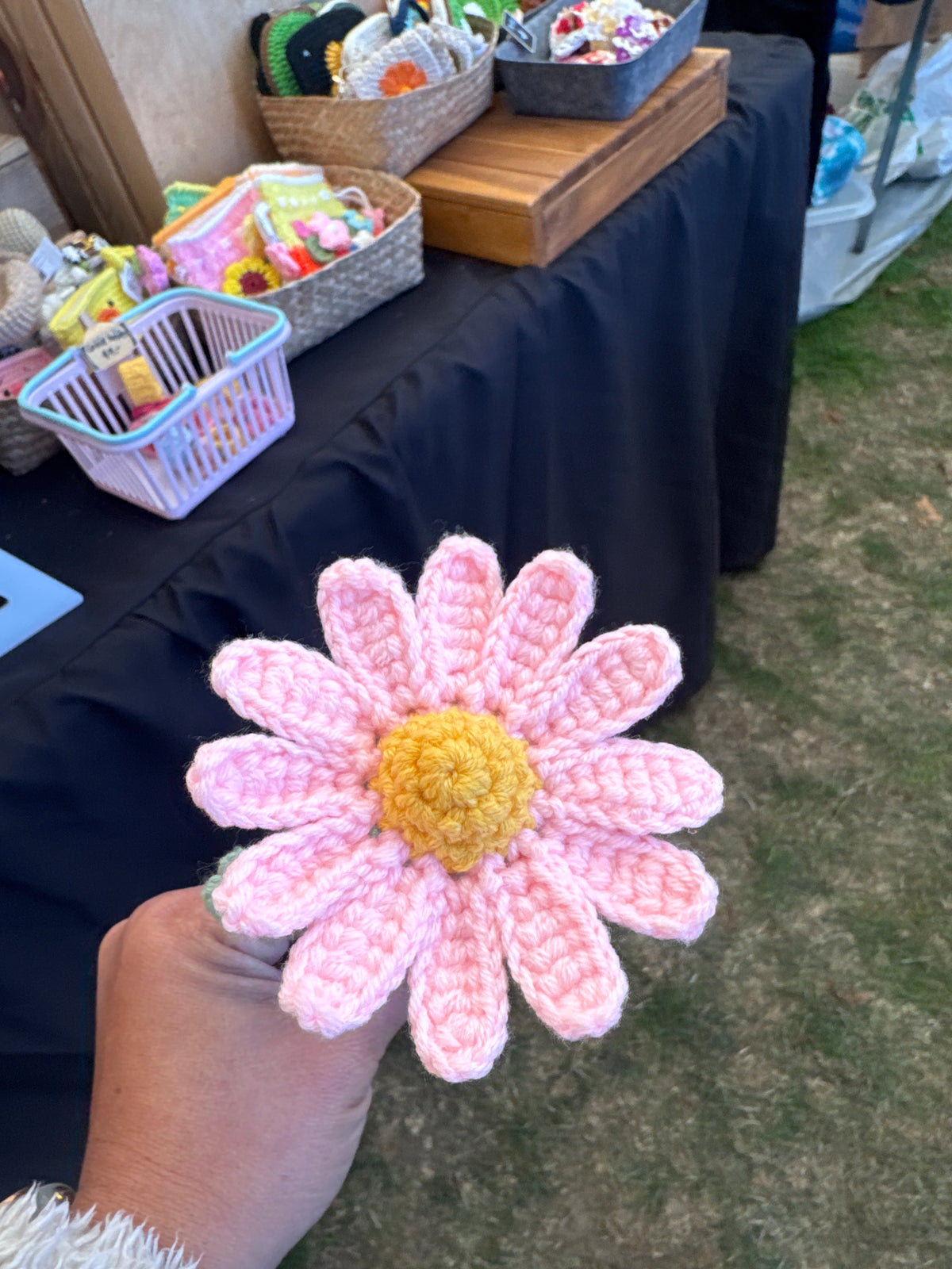 Handmade Crochet Daisy Flower 🌼