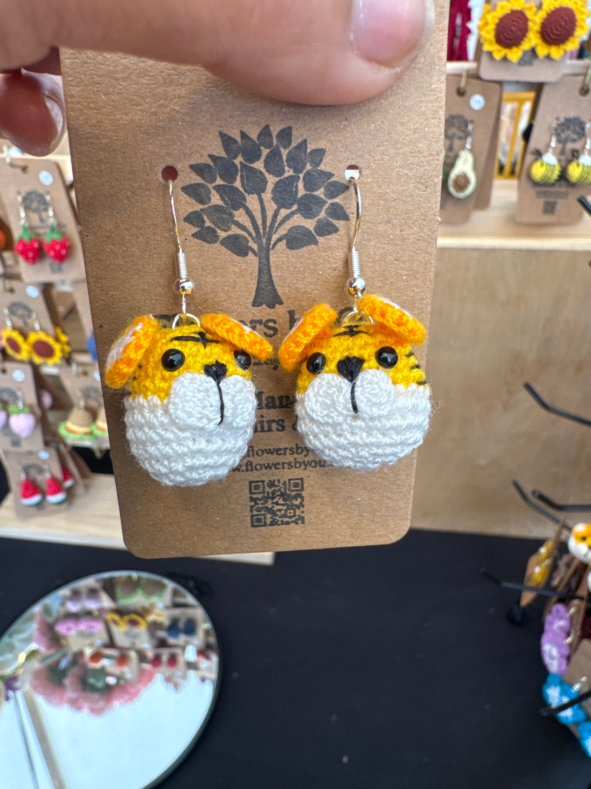 Cute Mini Crochet Earrings 🧶💕