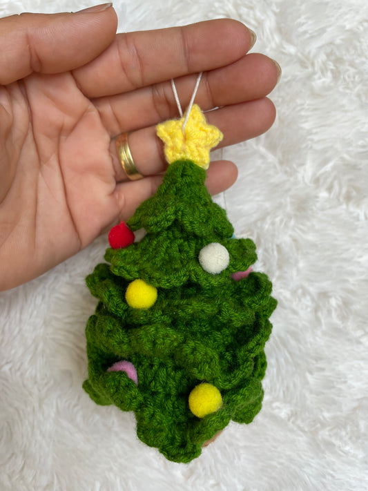 Handmade Crochet Christmas Tree Ornament