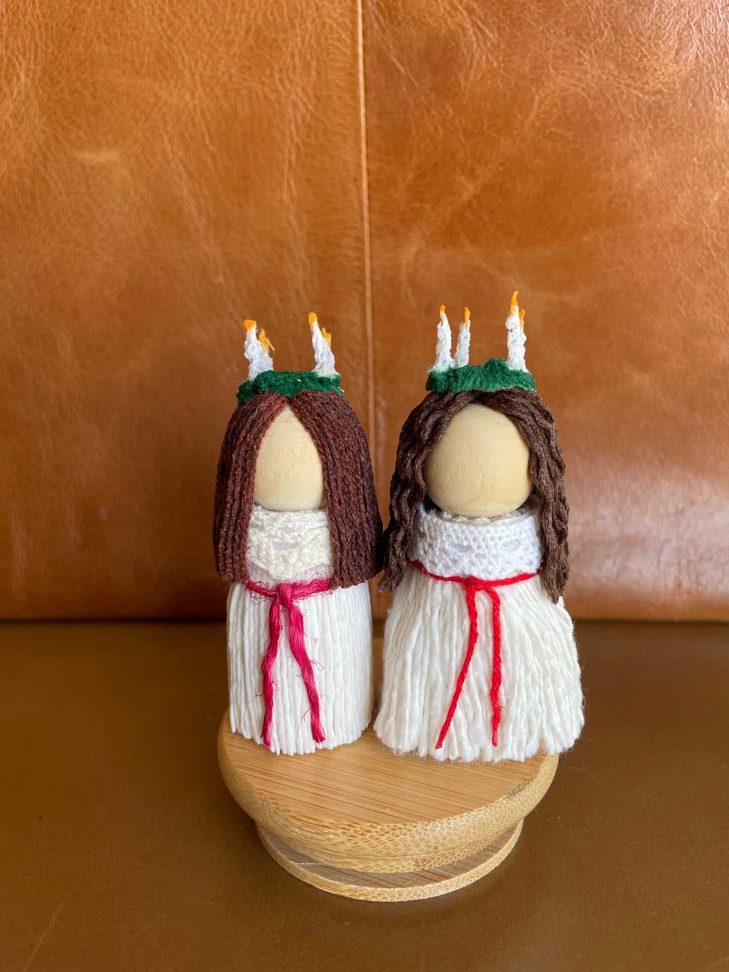 Handmade Lucia Figurine – Swedish Christmas Tradition