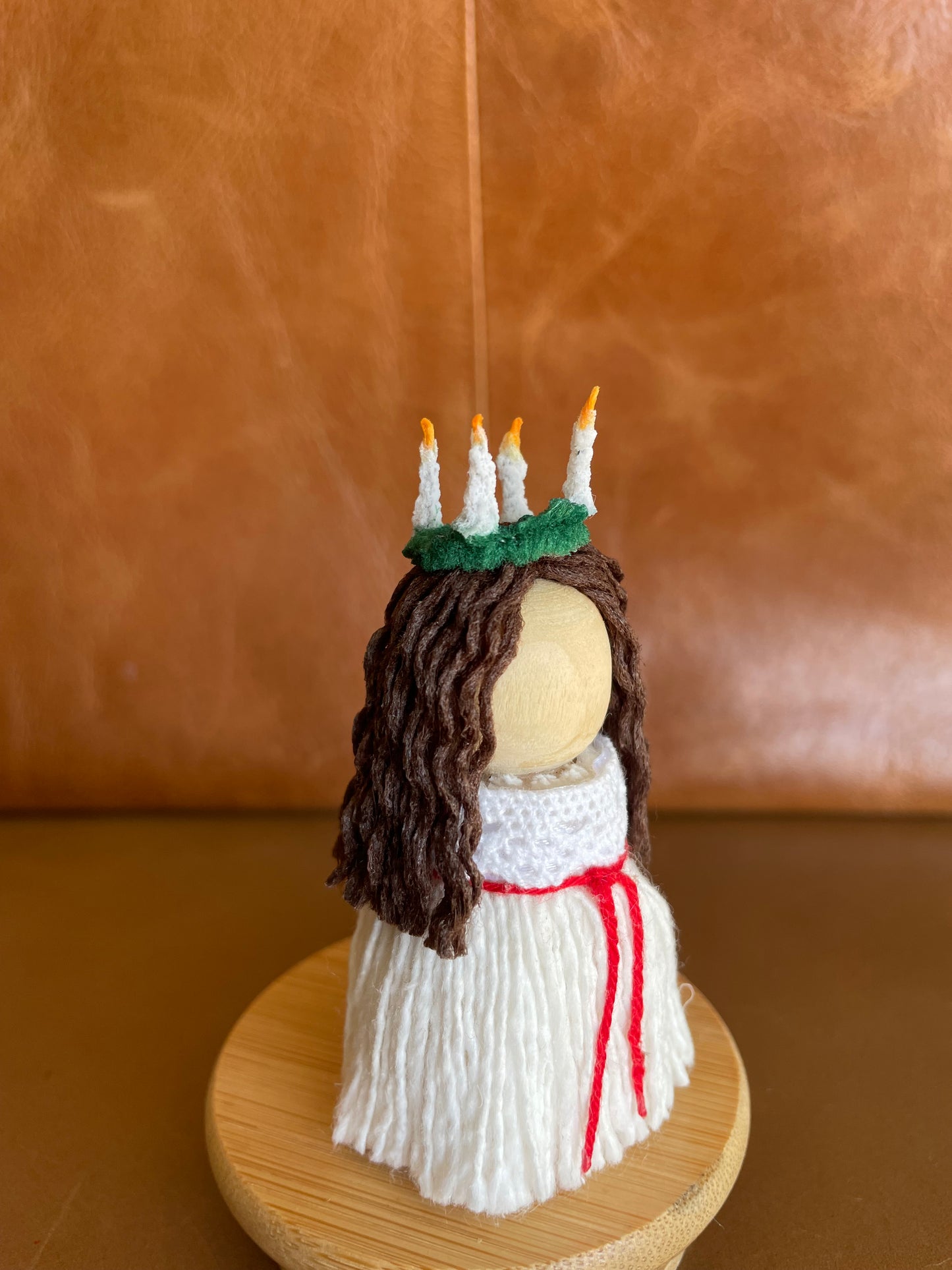 Handmade Lucia Figurine – Swedish Christmas Tradition