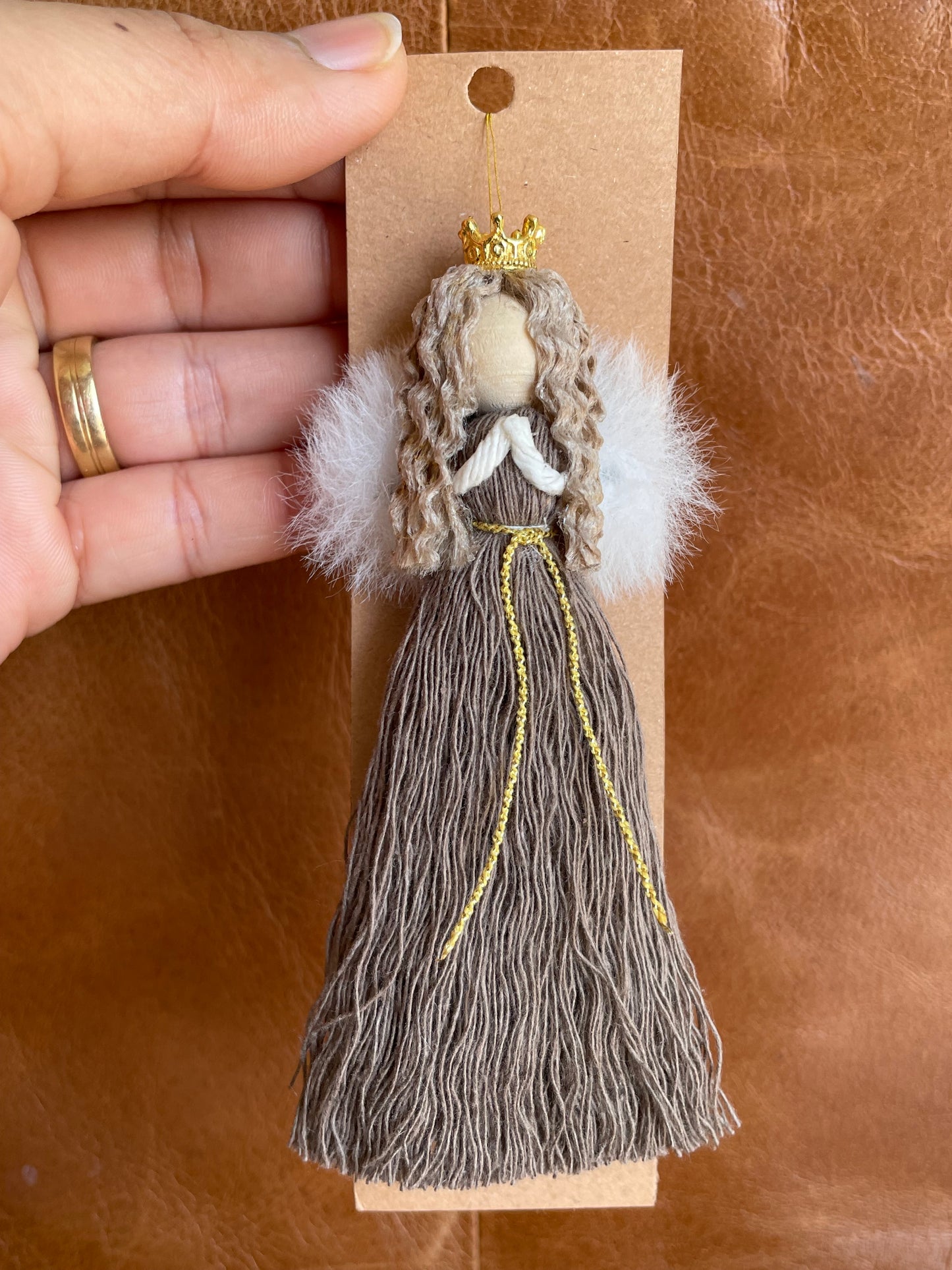 Elegant Handmade Mini Angel Ornament