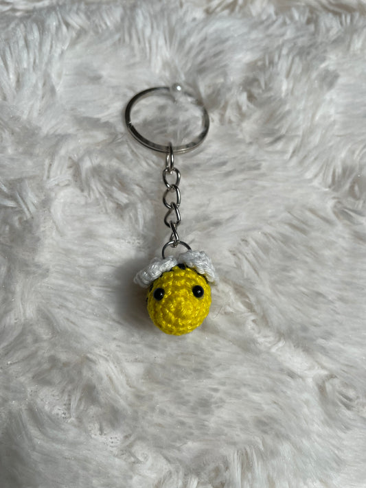 Handmade Mini Bee Keychain 🐝💛