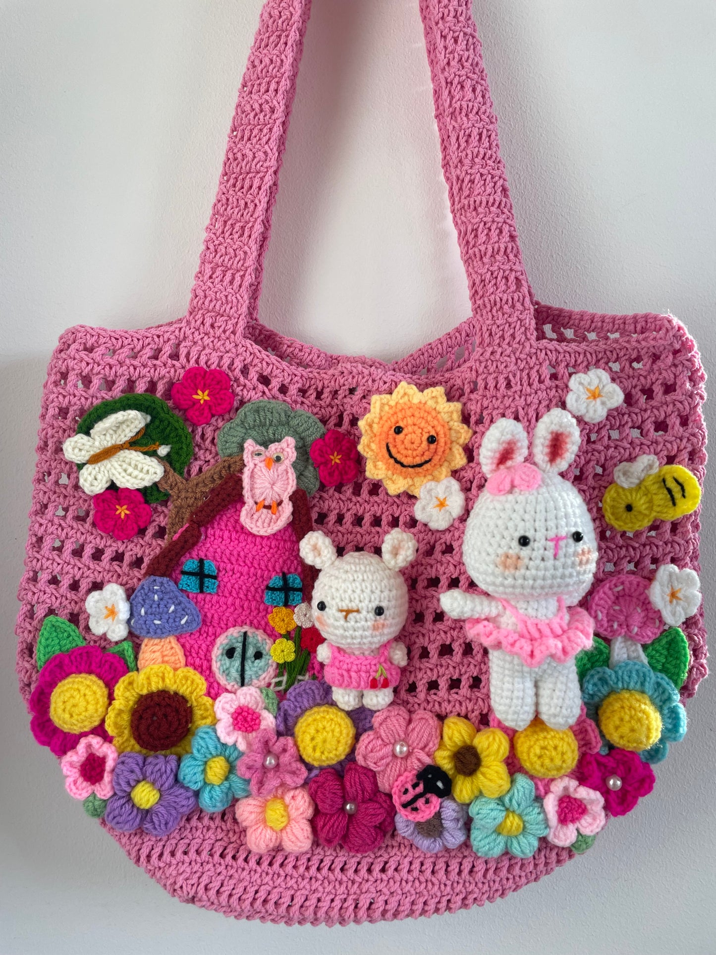 Storytelling Book Bag – Bunny Garden House 🐰🌷