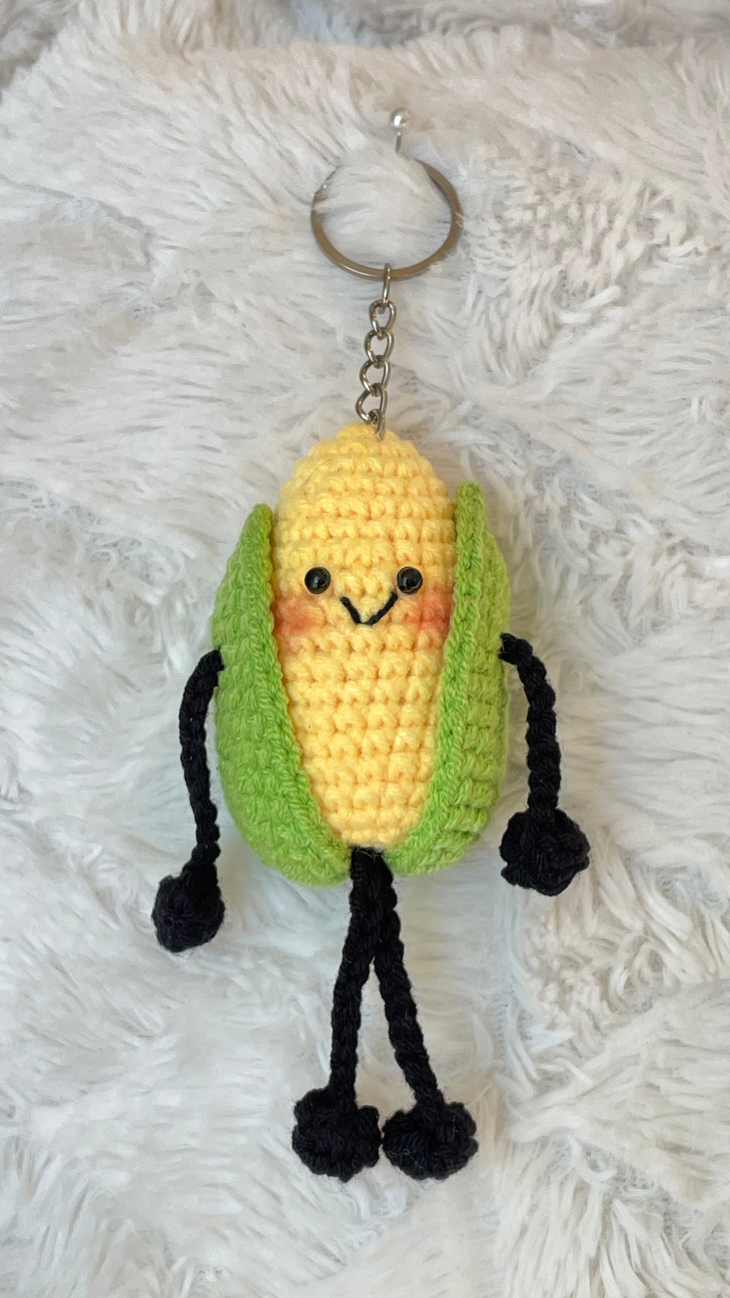 Handmade Corn Keychain! 🌽✨