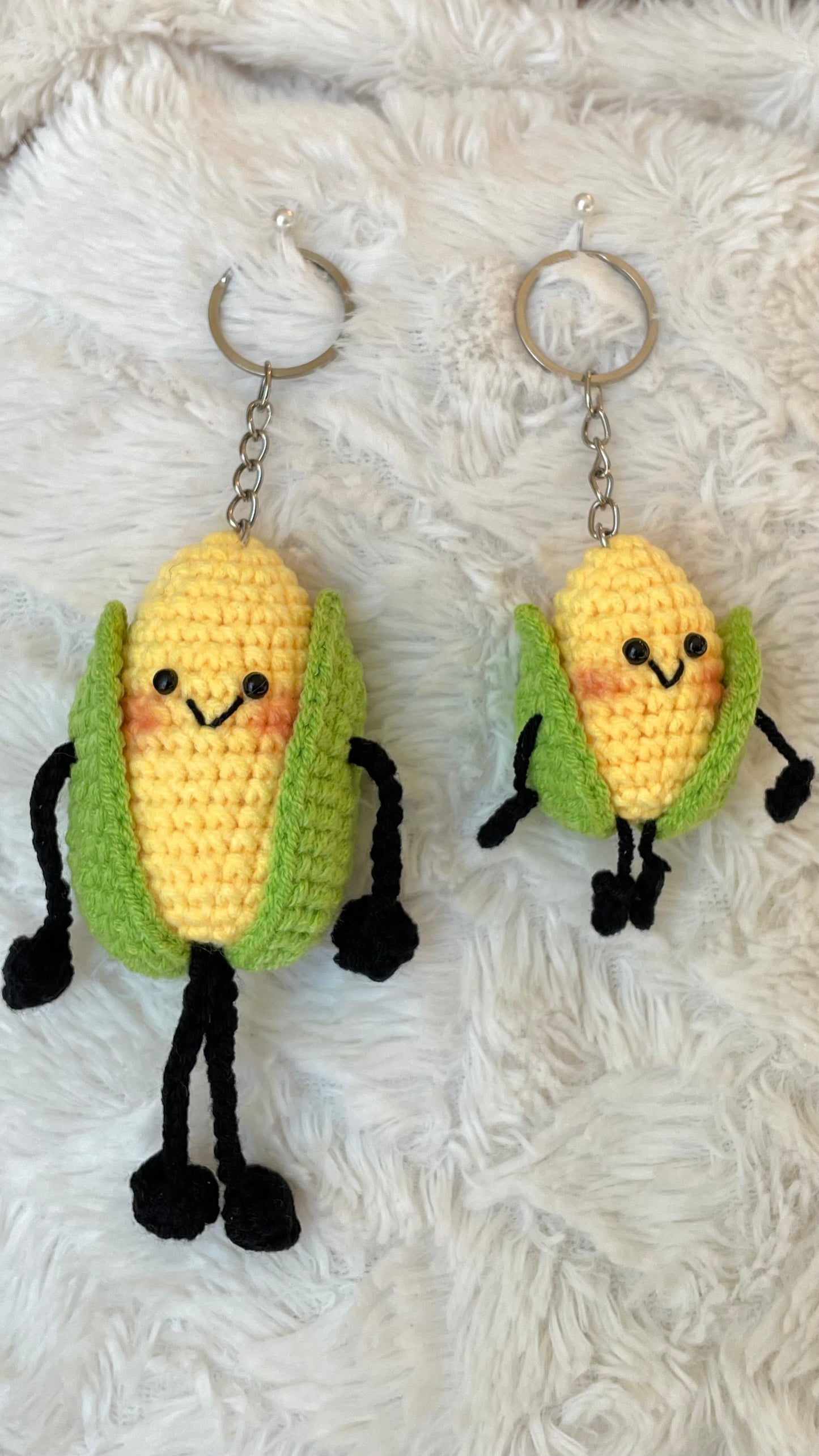 Handmade Corn Keychain! 🌽✨