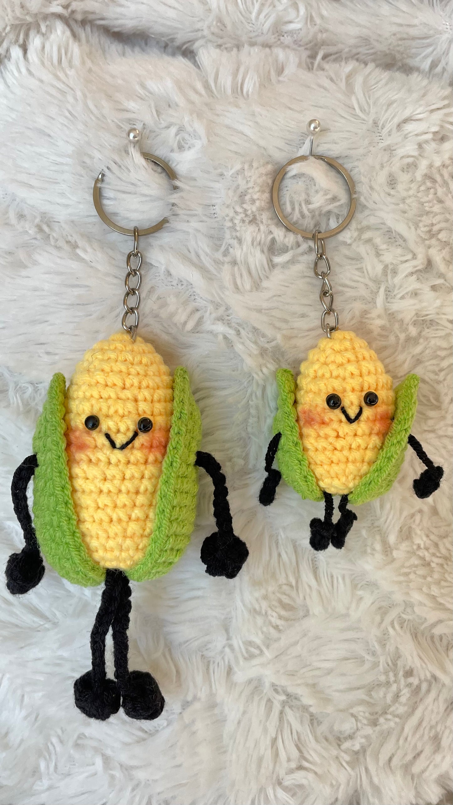 Handmade Corn Keychain! 🌽✨