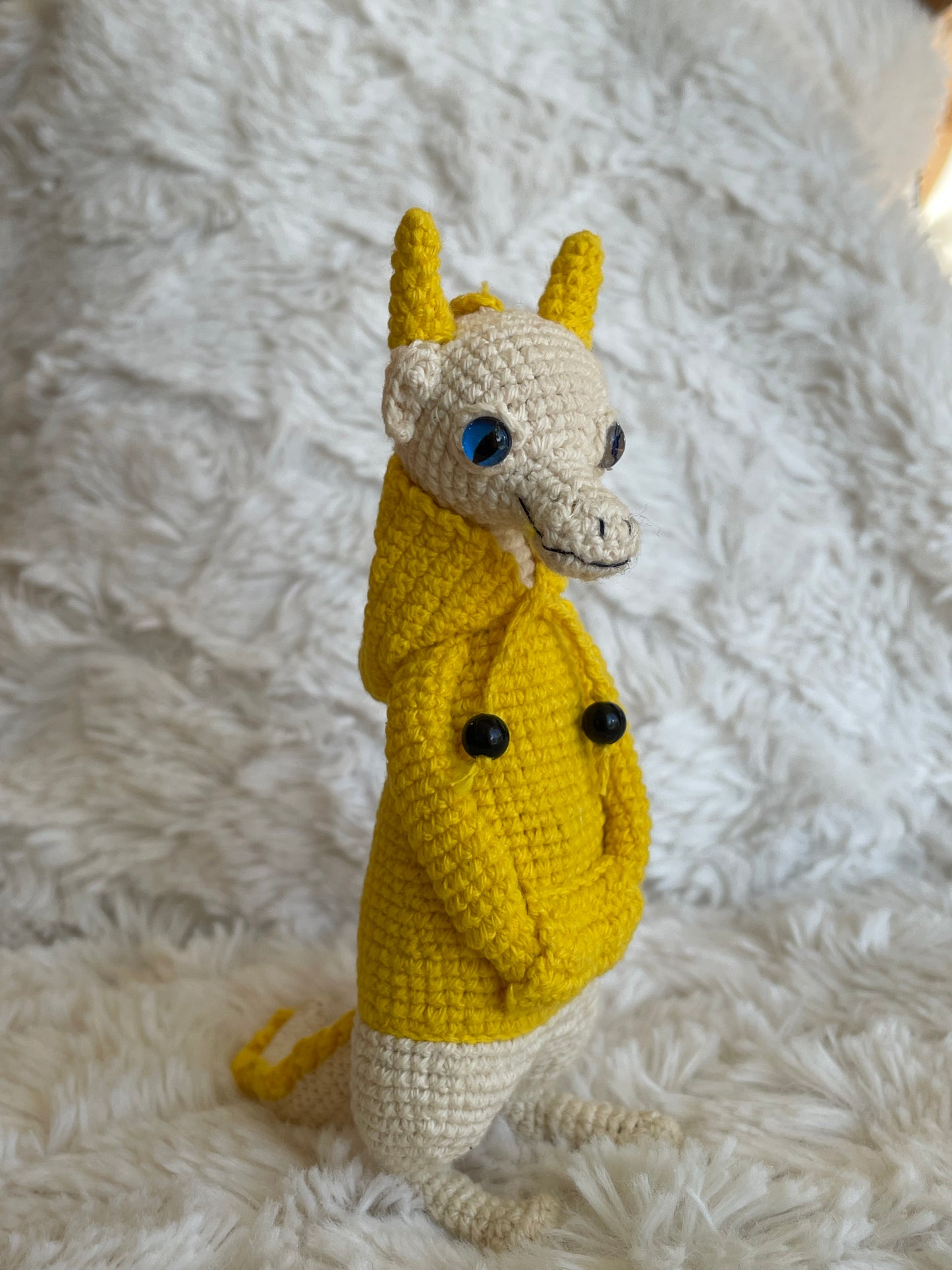 Handmade Crochet Hoodie Dragon 🐉🧶