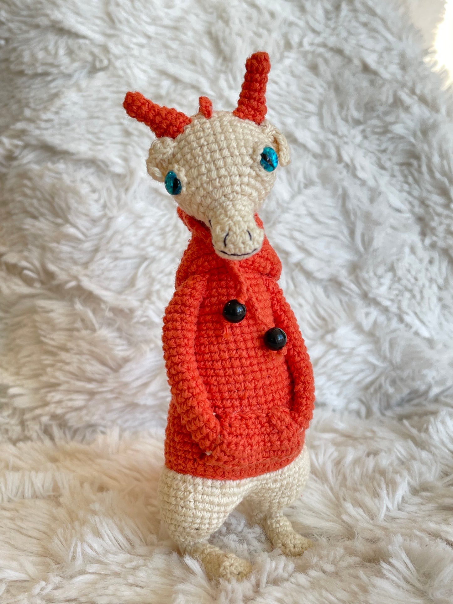 Handmade Crochet Hoodie Dragon 🐉🧶