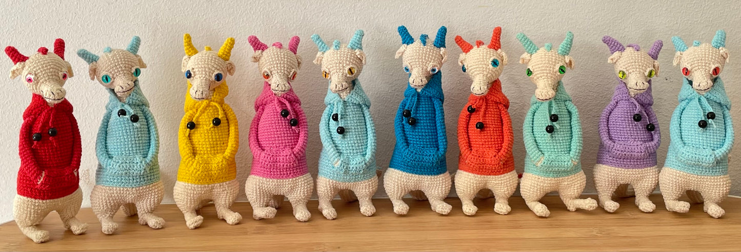 Handmade Crochet Hoodie Dragon 🐉🧶