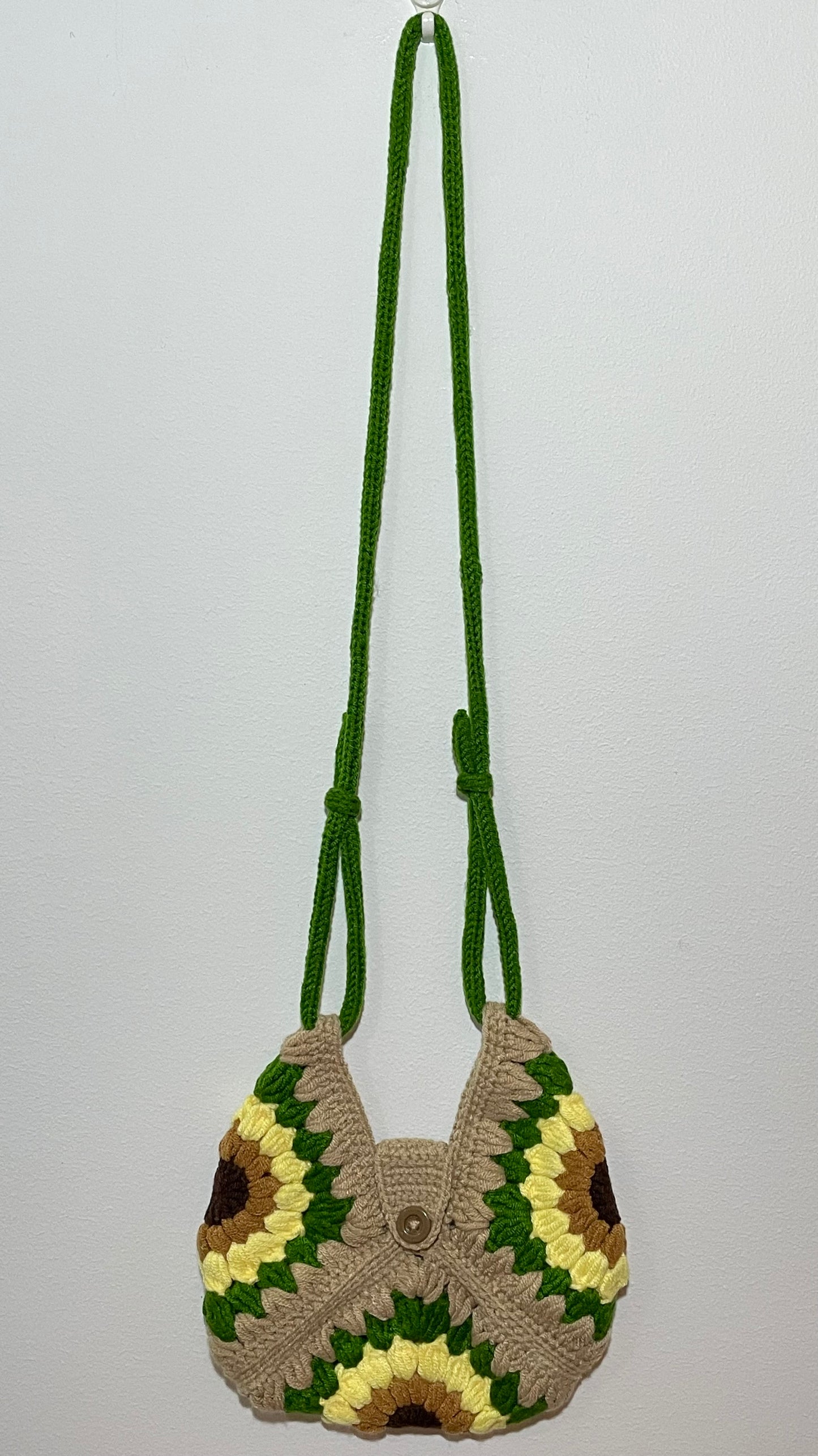 Handmade Crochet Crossbody Bag