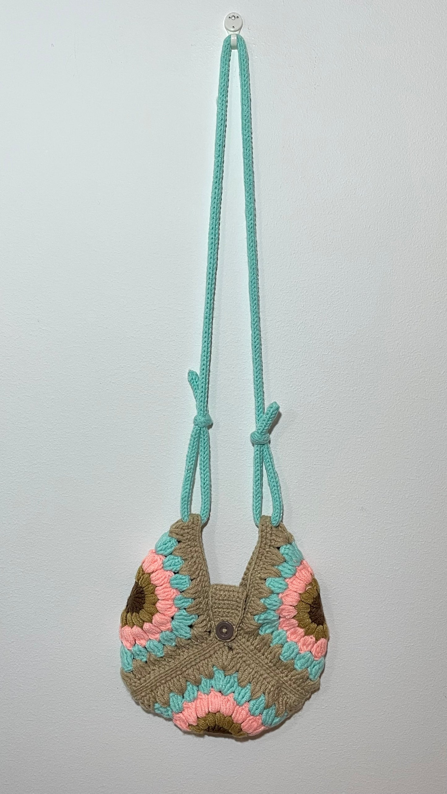 Handmade Crochet Crossbody Bag