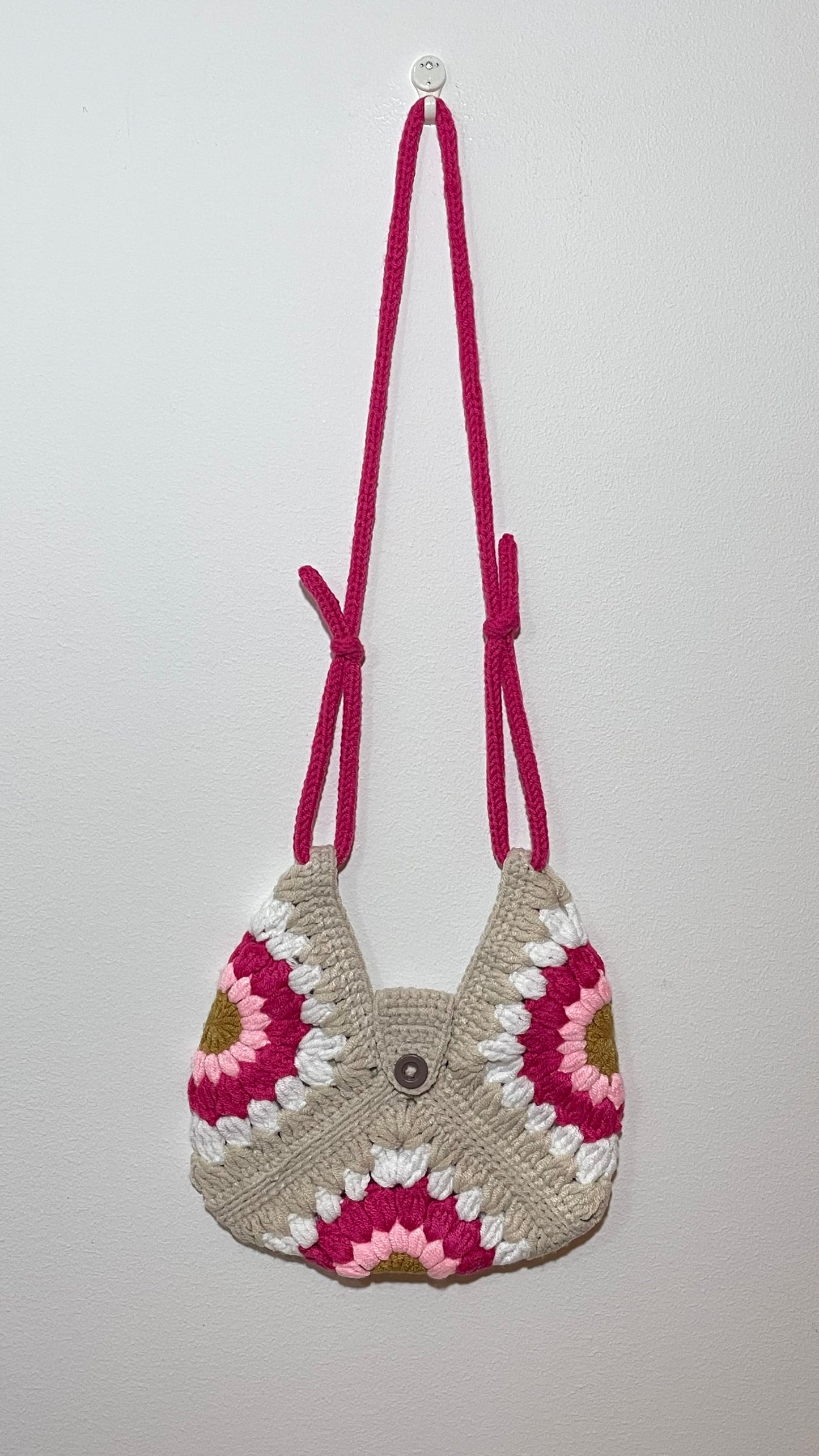 Handmade Crochet Crossbody Bag