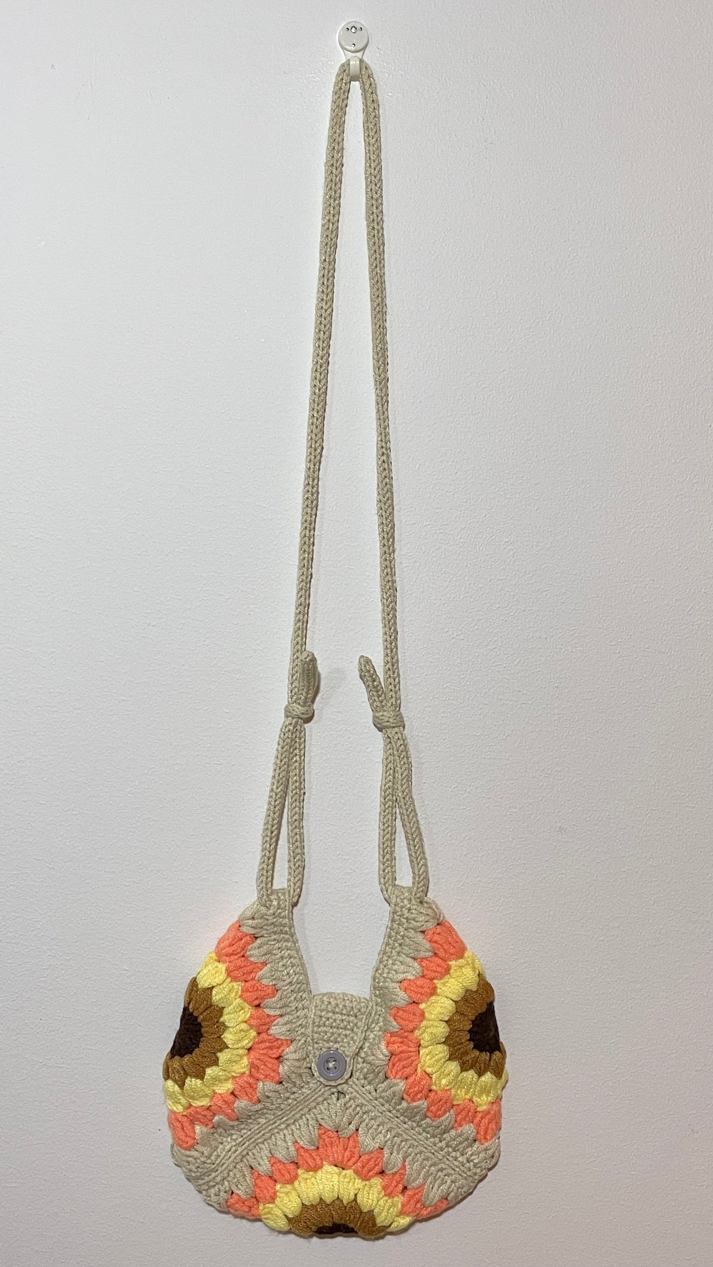 Handmade Crochet Crossbody Bag