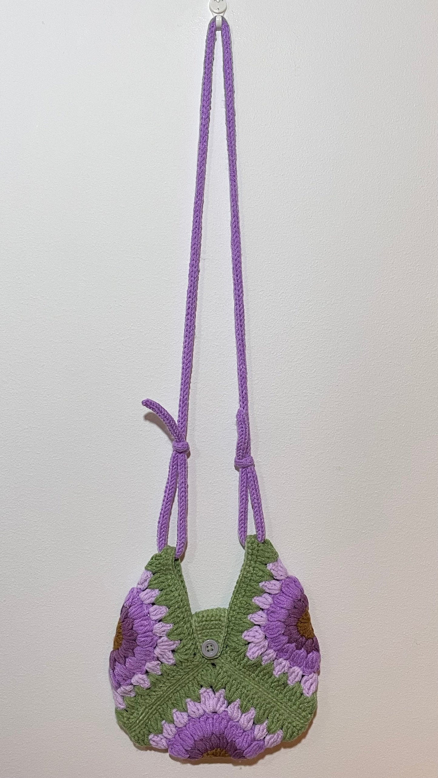 Handmade Crochet Crossbody Bag