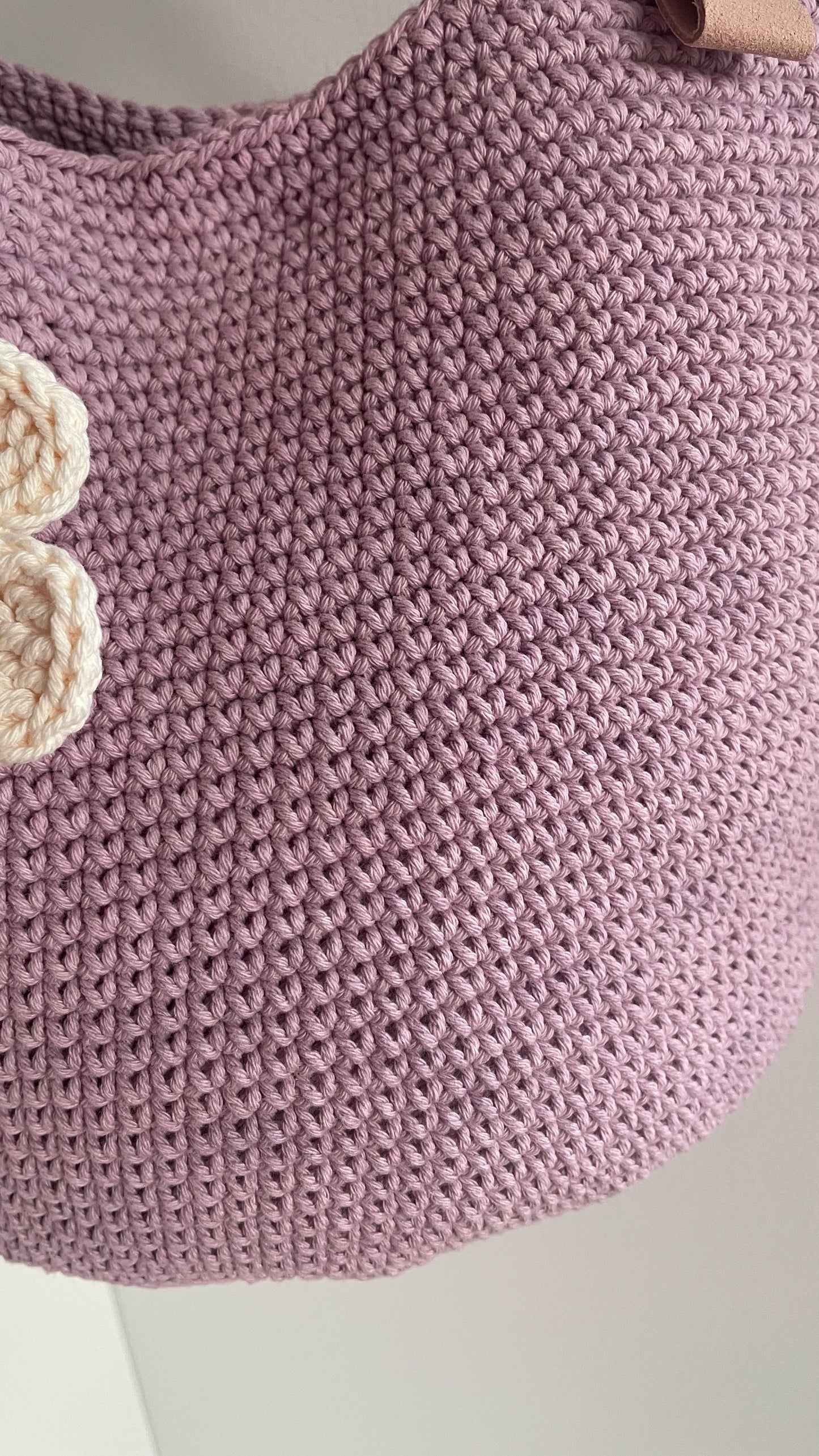 Handmade Crochet Tote Bag - Small Daisy Edition