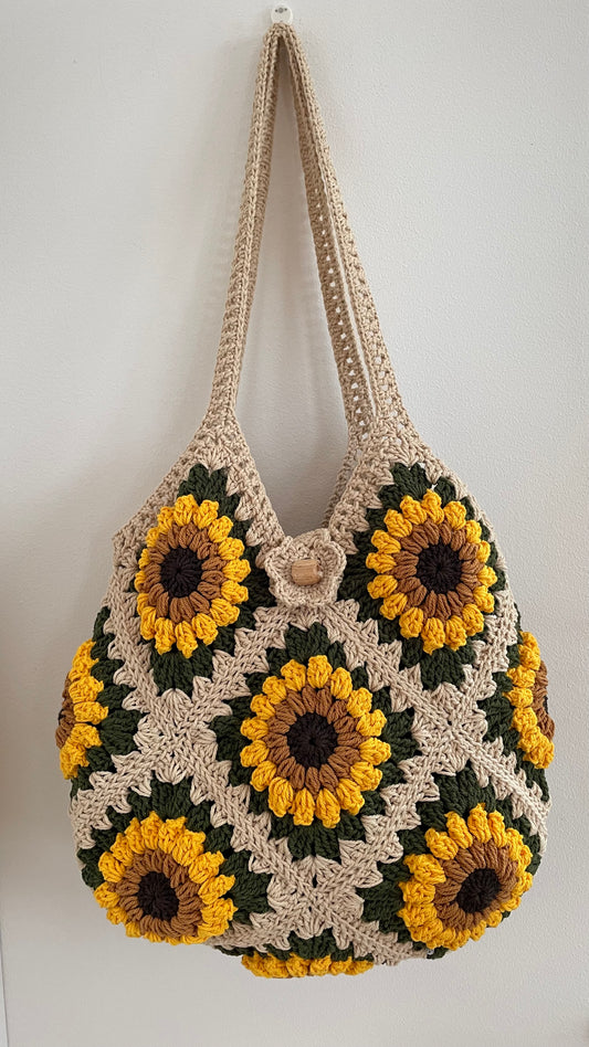 Sunflower Crochet Bag – Flowers by Ou