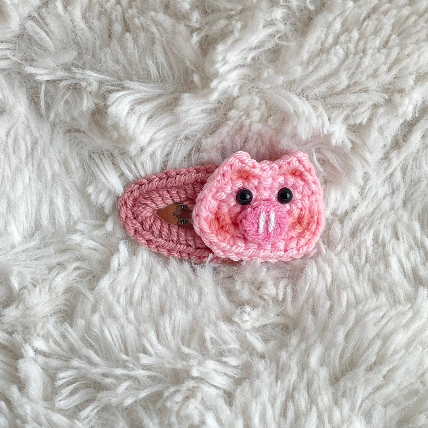 Cute Crochet Animal Hair Clip – Flowers by Ou