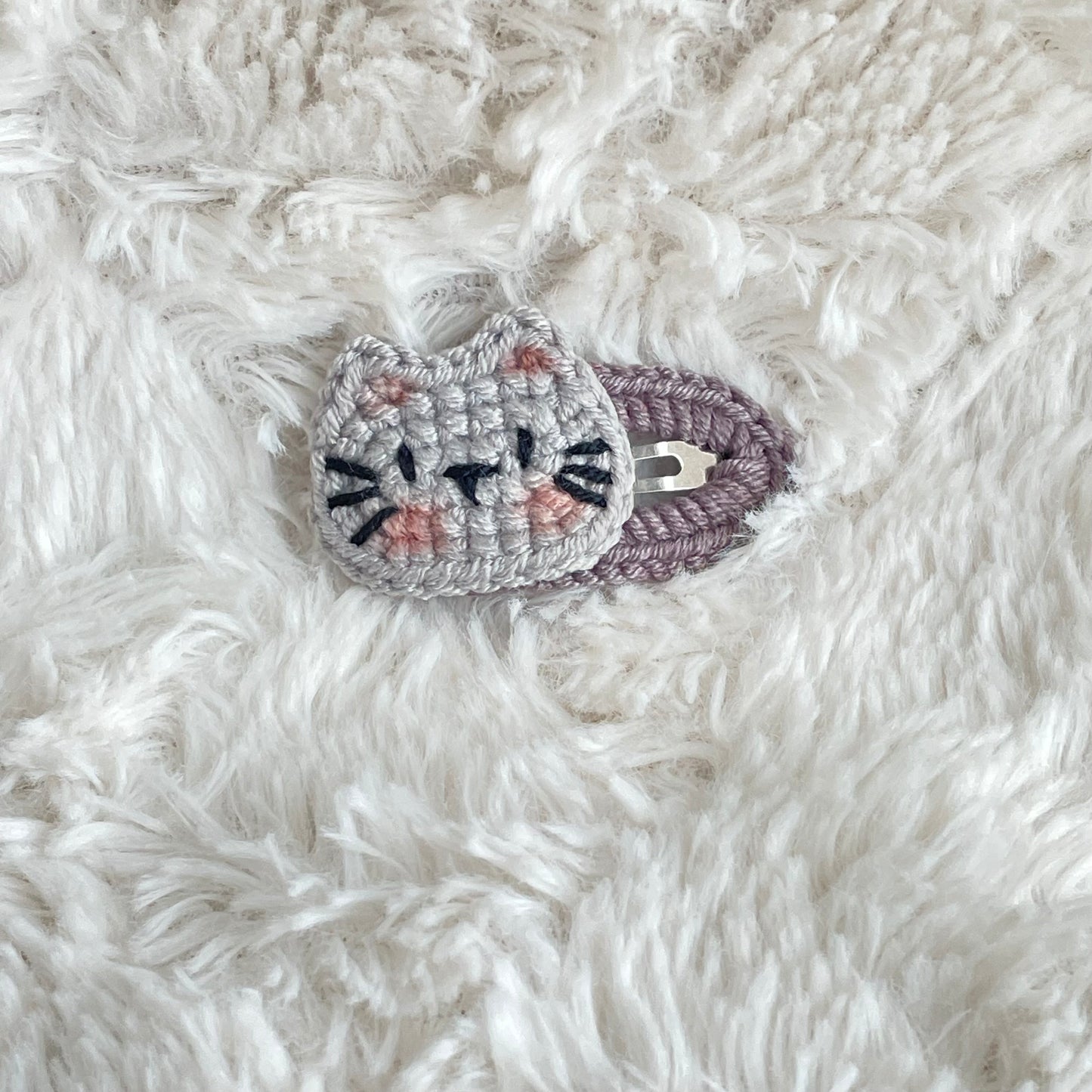 Cute Crochet Animal Hair Clip – Flowers by Ou