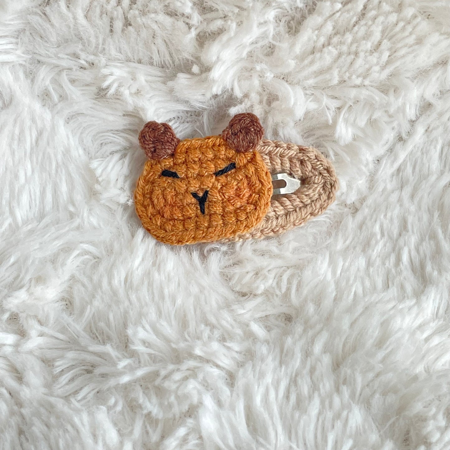 Cute Crochet Animal Hair Clip – Flowers by Ou