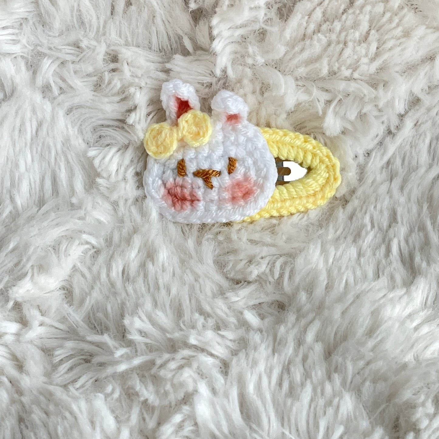 Cute Crochet Animal Hair Clip – Flowers by Ou