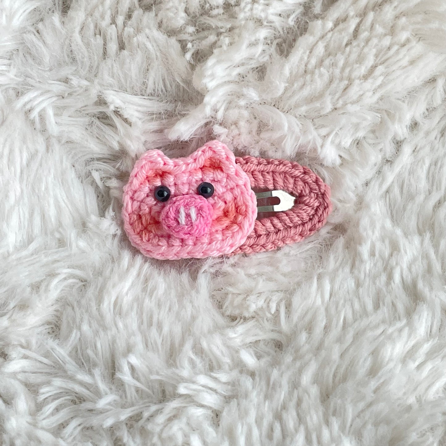 Cute Crochet Animal Hair Clip – Flowers by Ou